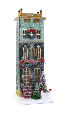 Garland Townhome Christmas Glitter House