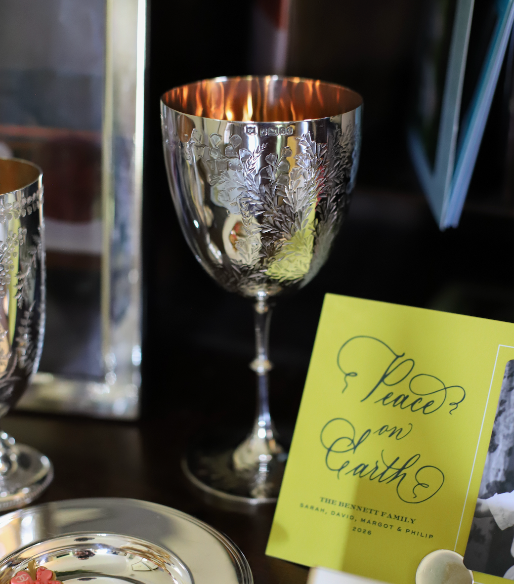 Antique Victorian Sterling Silver Goblet, Sheffield 1885