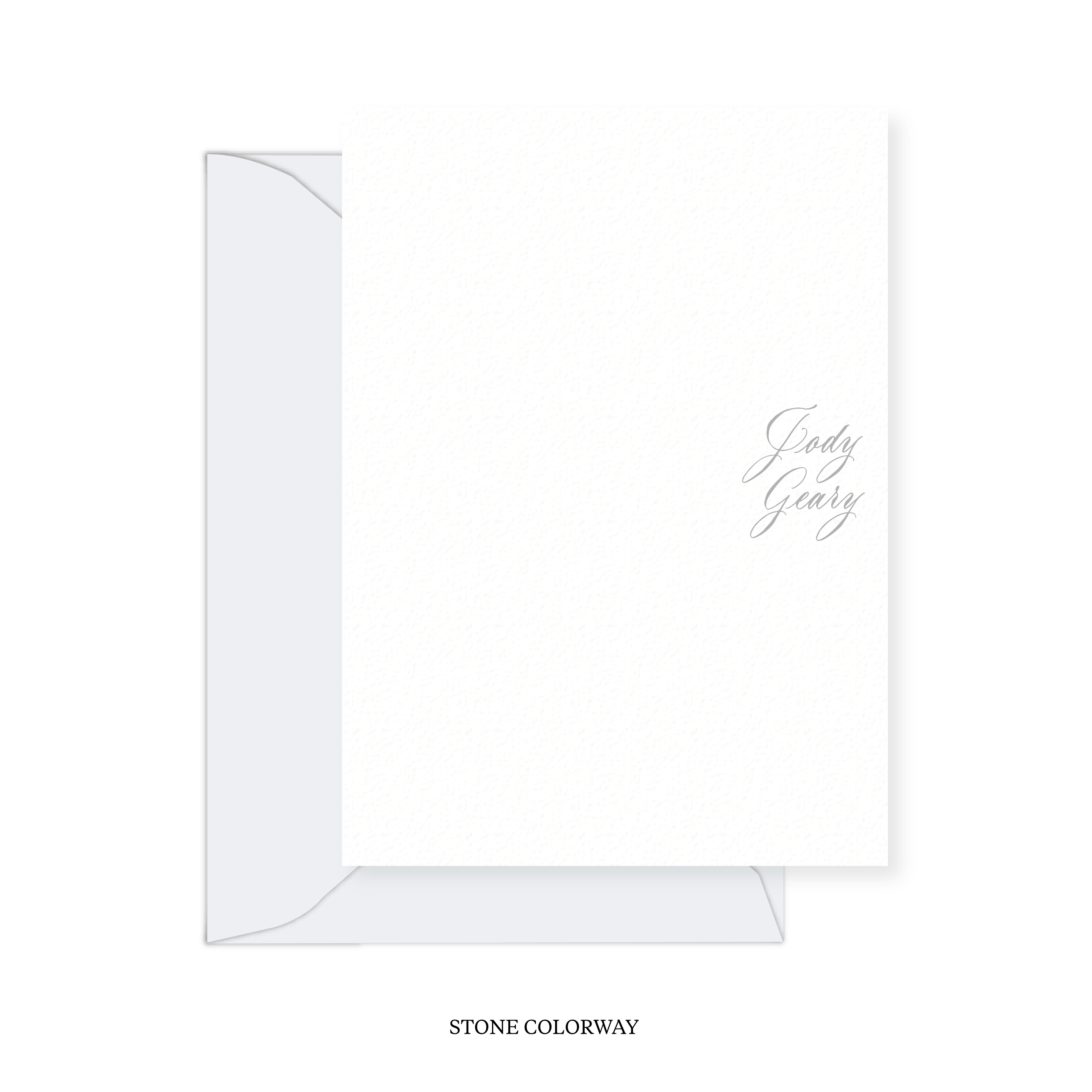 Sienna Calligraphy Classic Printed Note