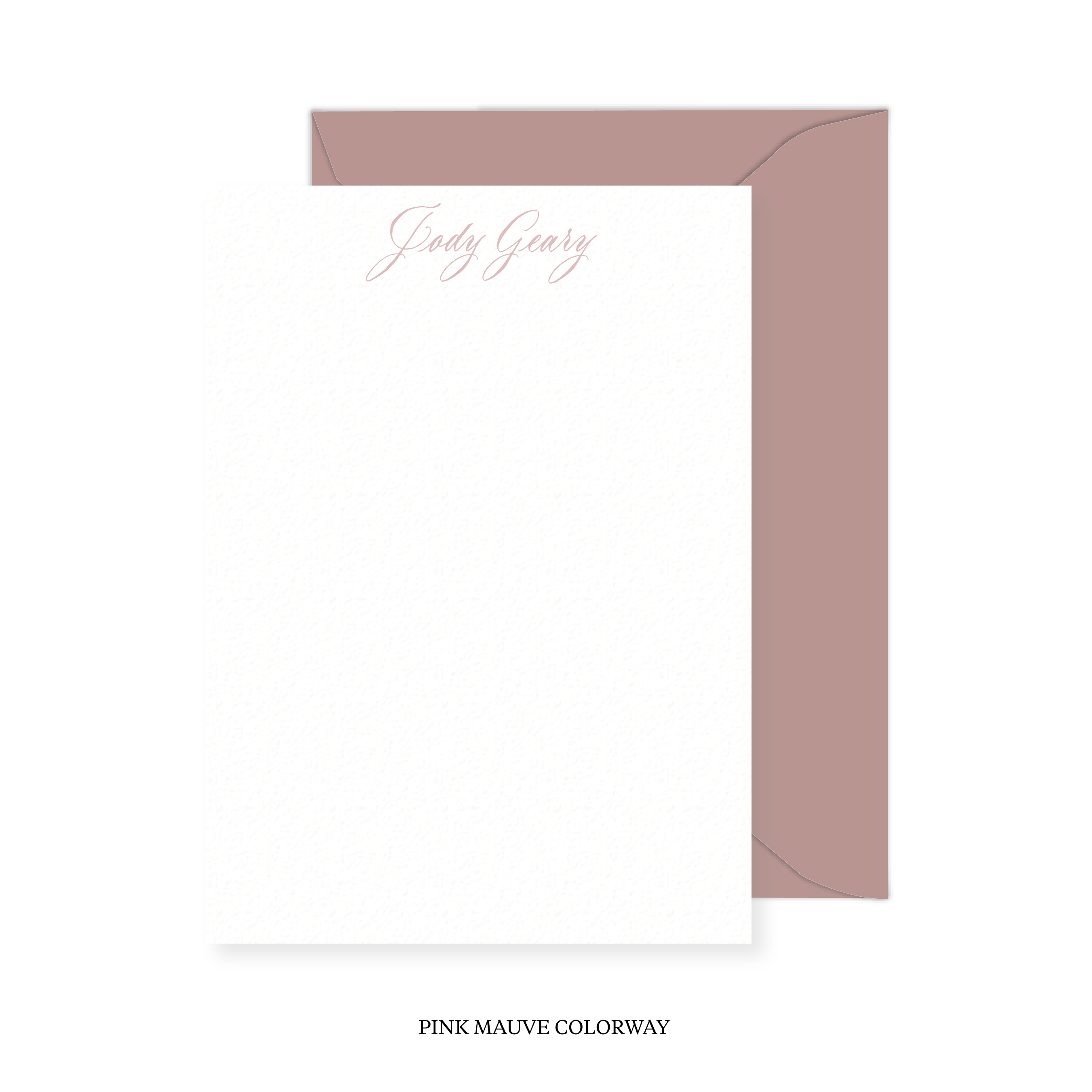 Sienna Calligraphy Classic Printed Note