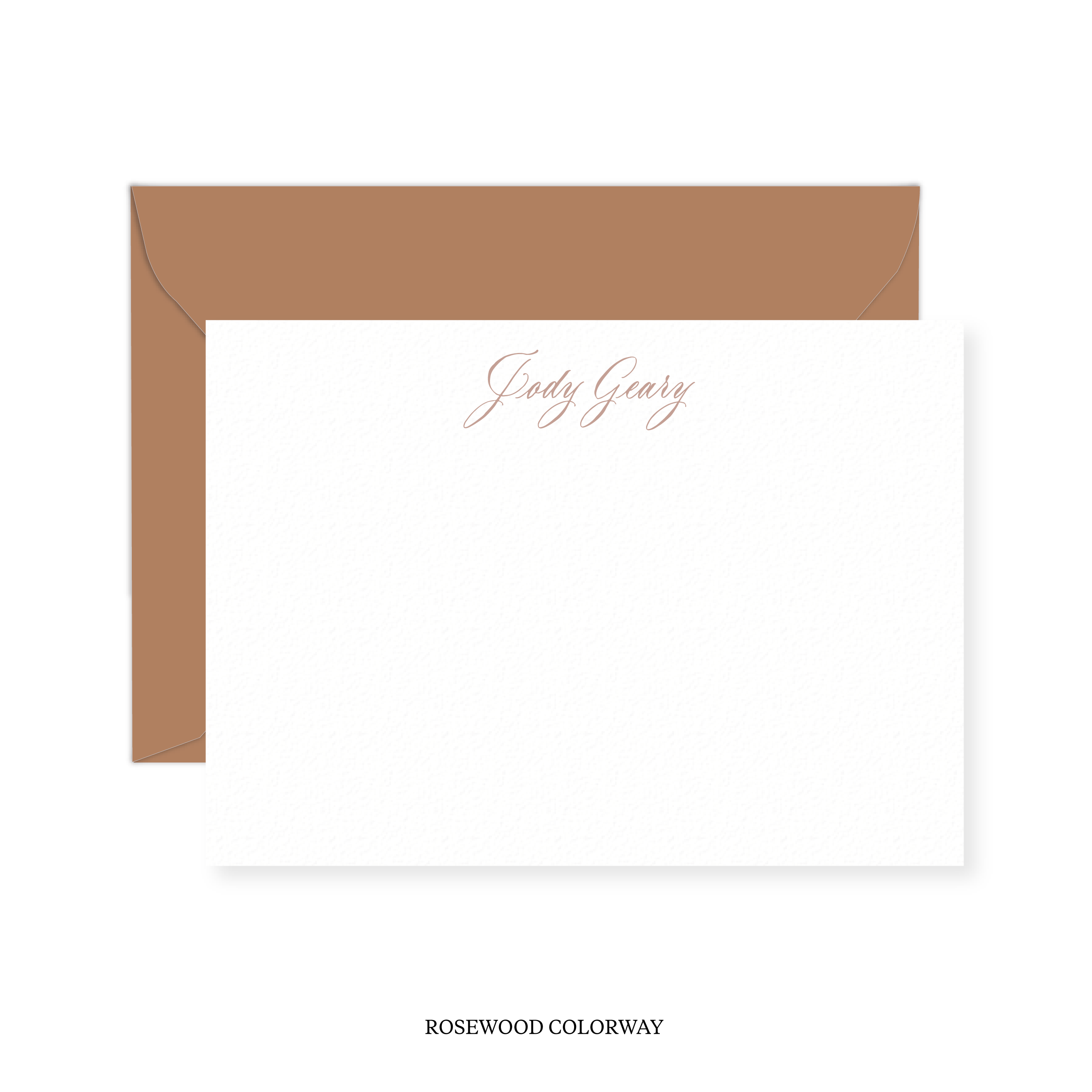 Sienna Calligraphy Classic Printed Note