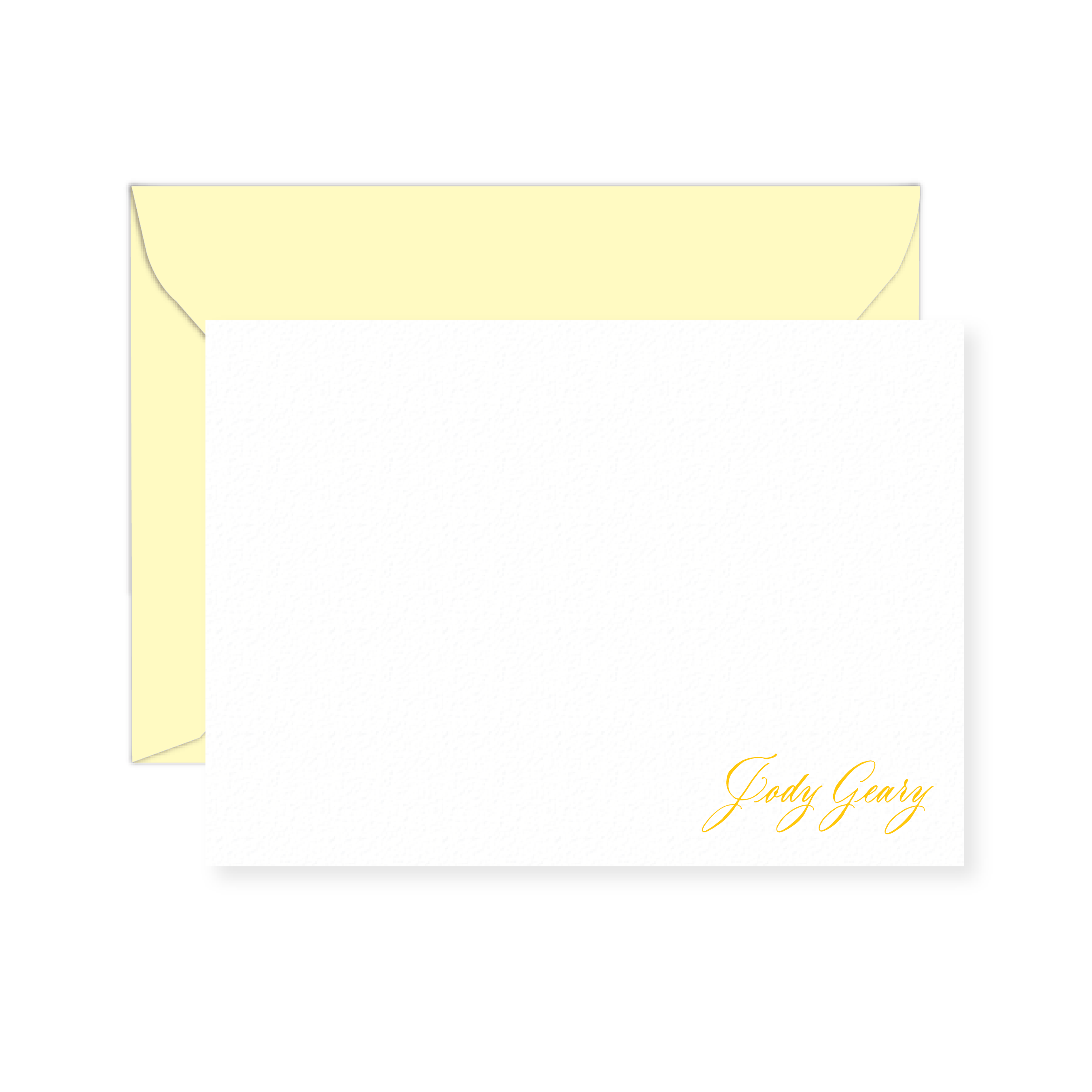 Sienna Calligraphy Classic Printed Note