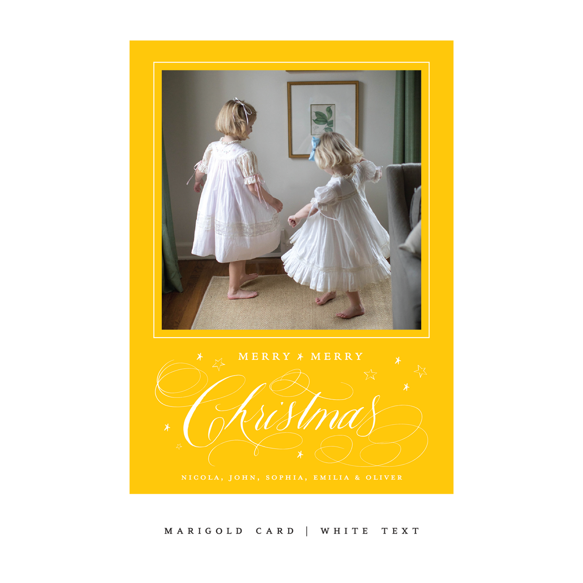 Stanbury Classic Flat Print Holiday Card, Large (Archive)