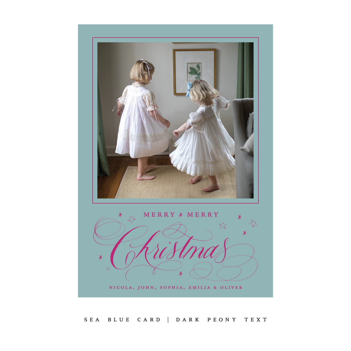 Stanbury Classic Flat Print Holiday Card, Large (Archive)