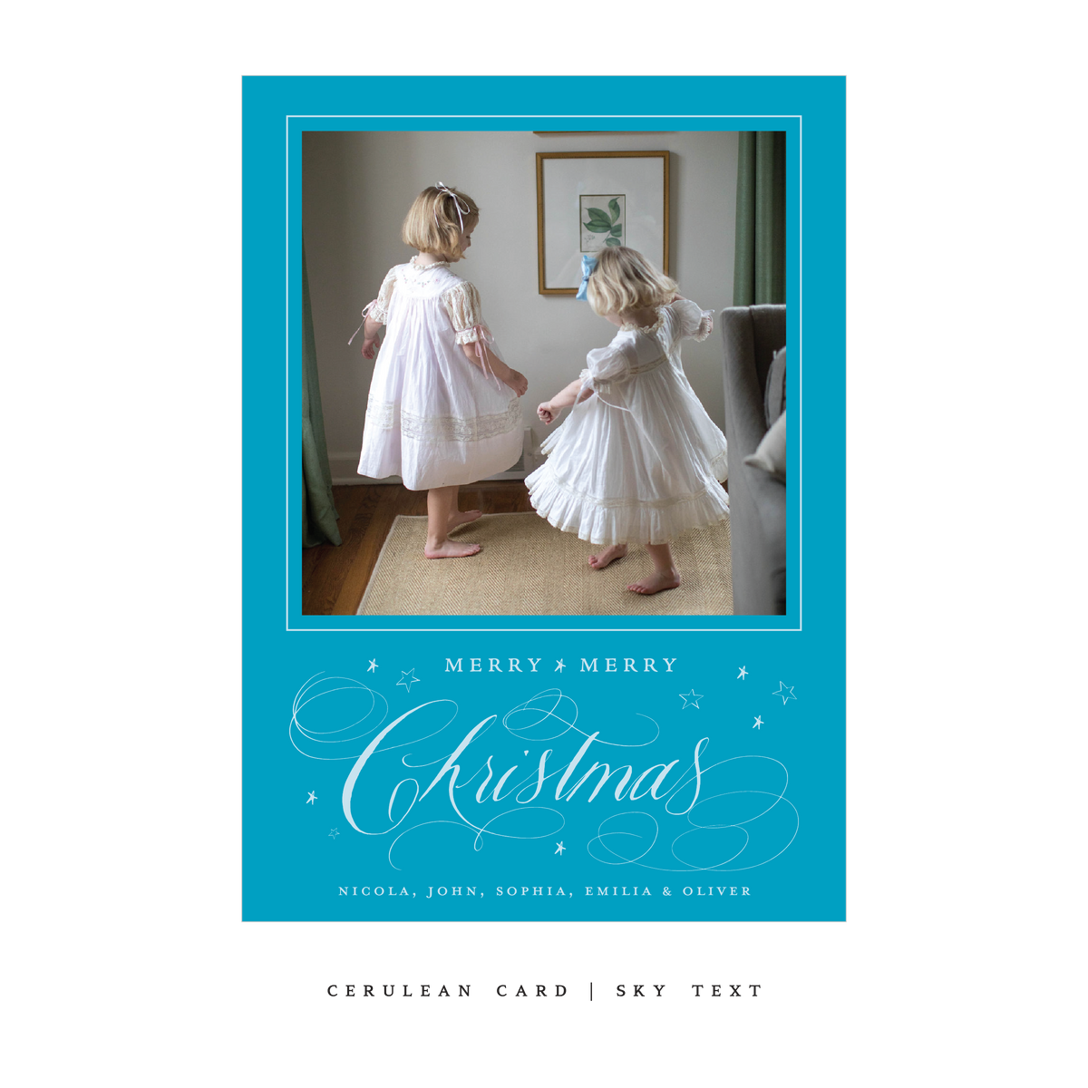 Stanbury Classic Flat Print Holiday Card, Large (Archive)
