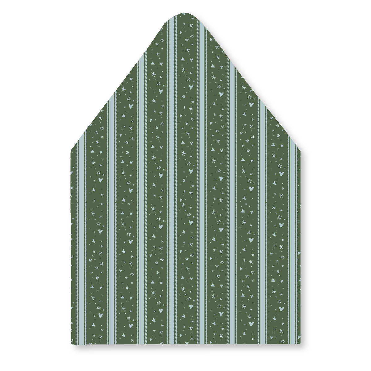 Stars & Hearts Stripe Envelope Liner