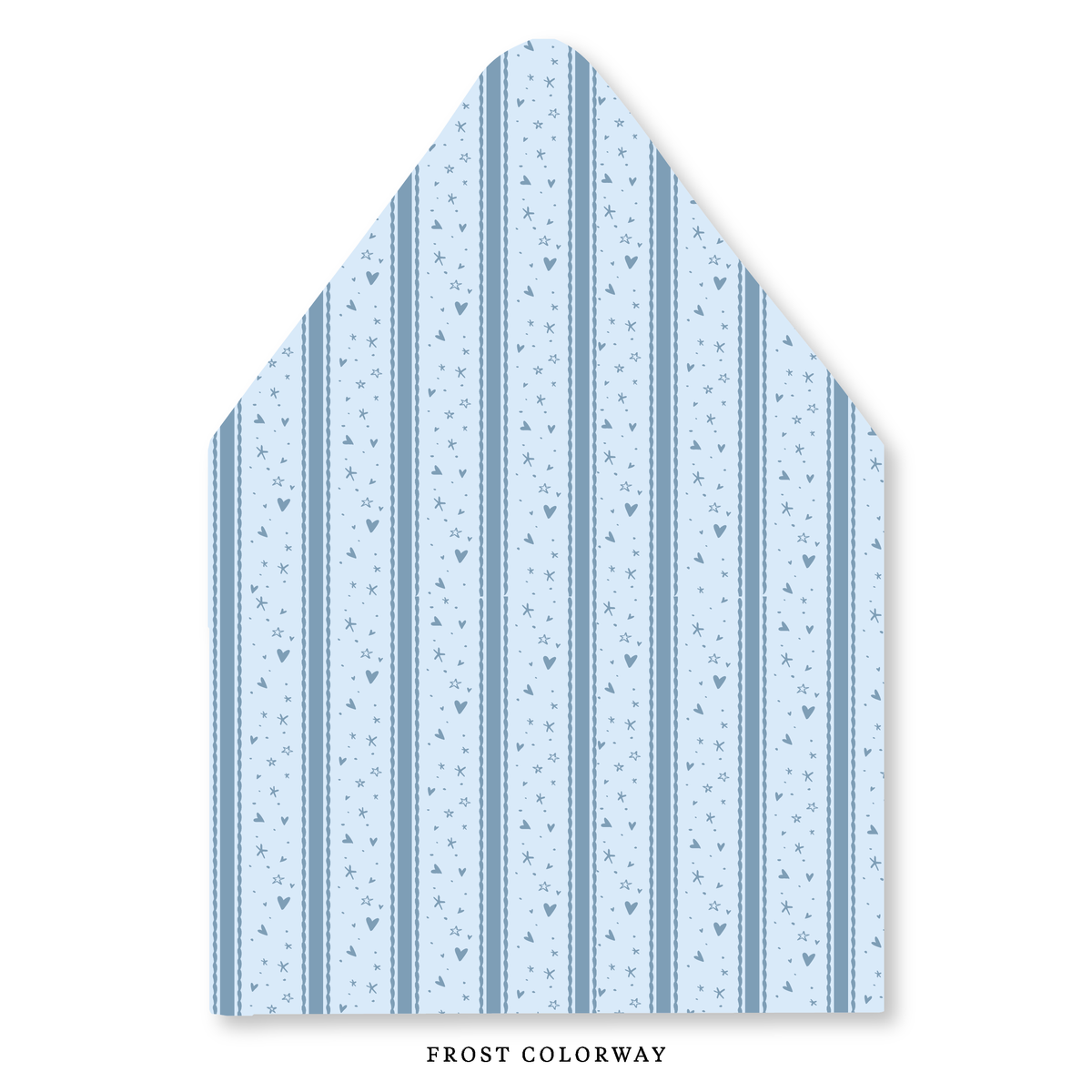 Stars & Hearts Stripe Envelope Liner