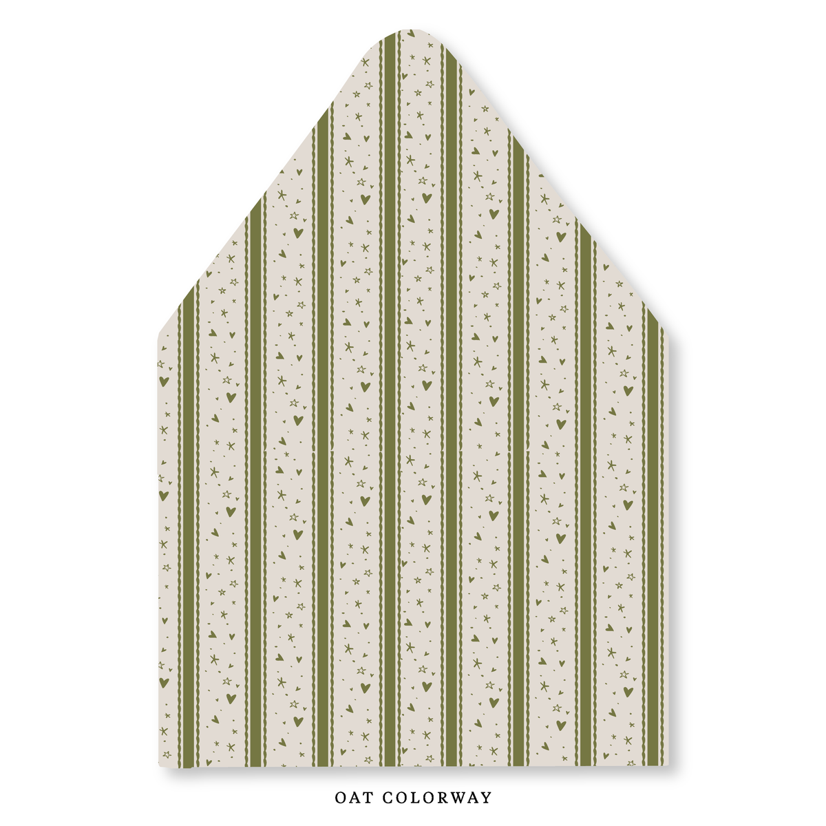 Stars & Hearts Stripe Envelope Liner