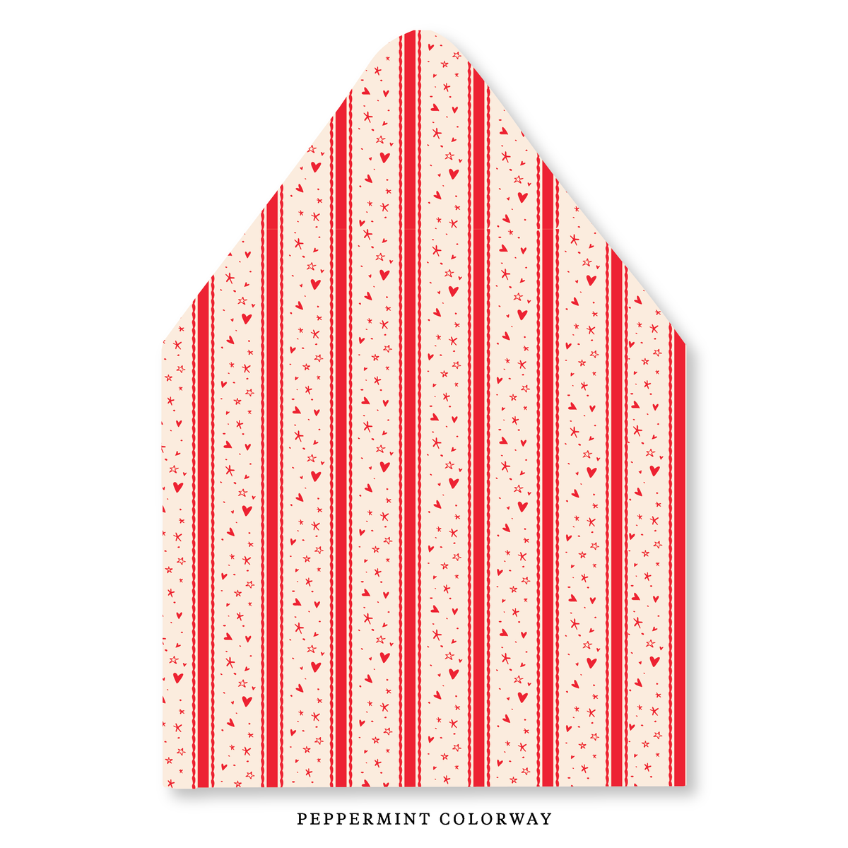 Stars & Hearts Stripe Envelope Liner