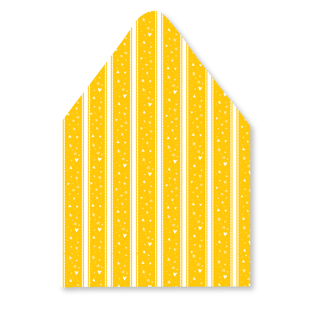 Stars & Hearts Stripe Envelope Liner