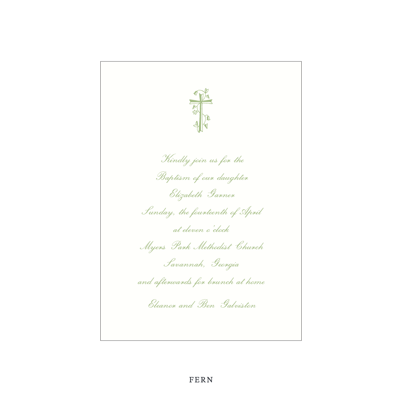 Surrey Religious Celebration Invitation