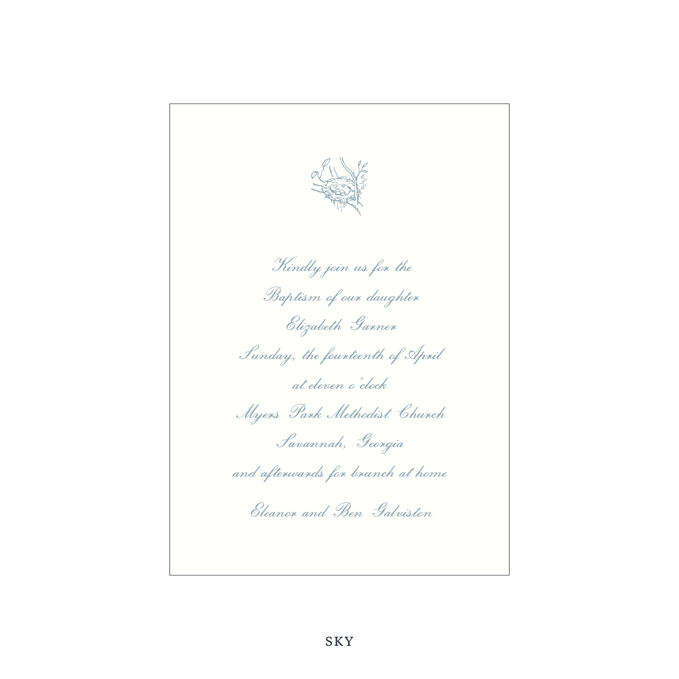 Surrey Religious Celebration Invitation