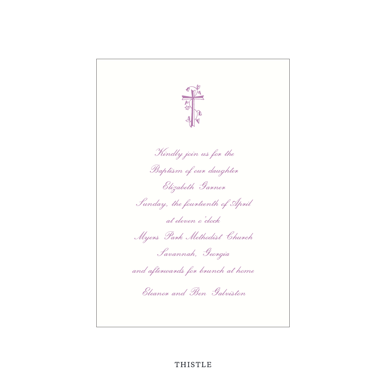 Surrey Religious Celebration Invitation