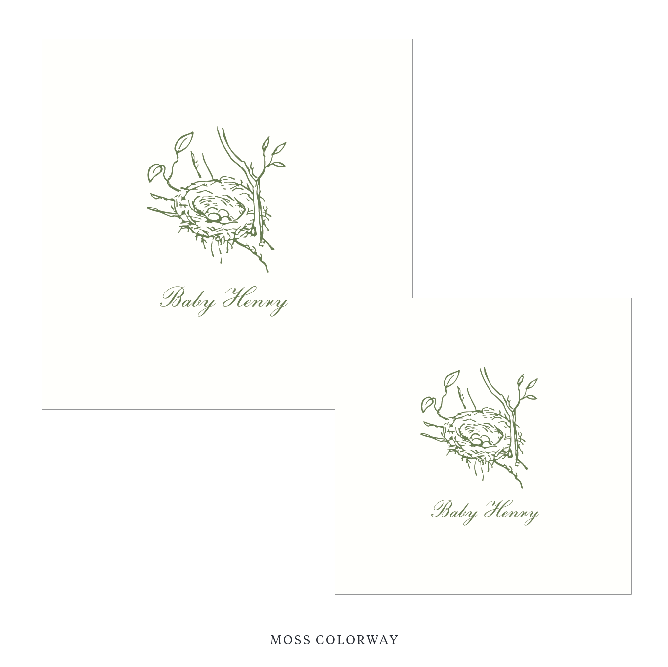 Surrey Motif Cocktail Napkin