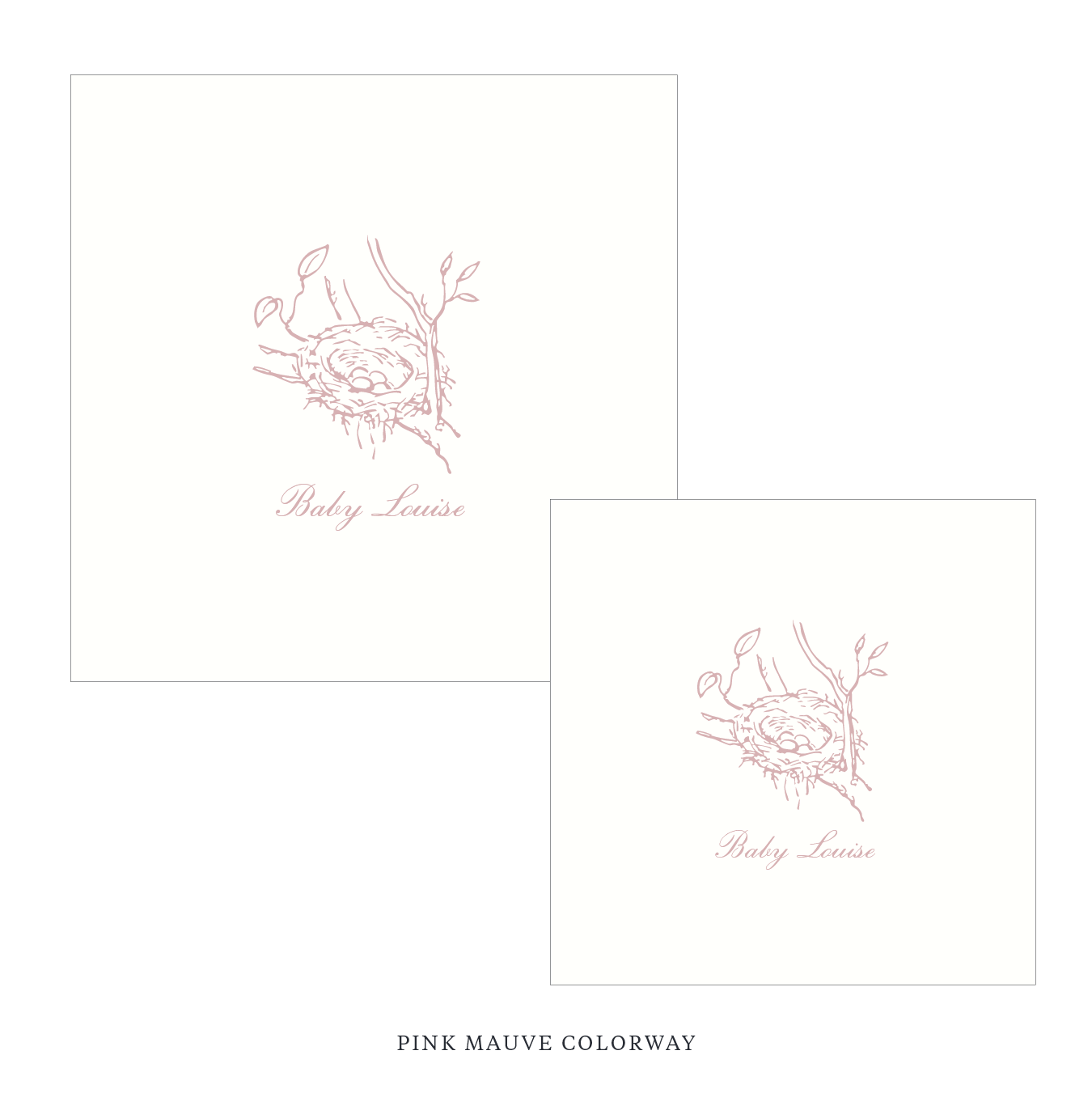 Surrey Motif Cocktail Napkin