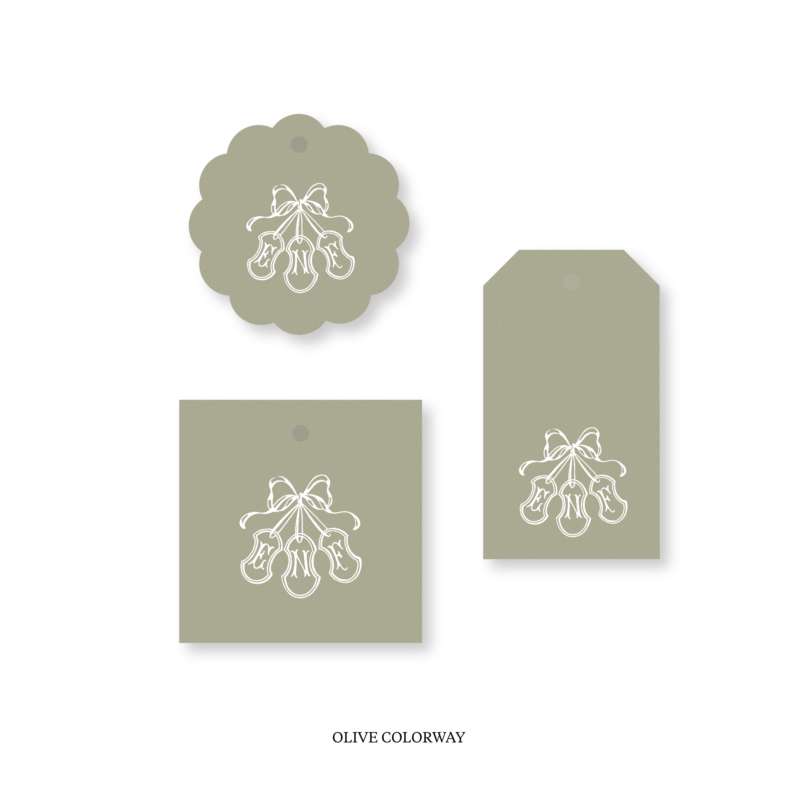 Sutton Motif Classic Printed Tag