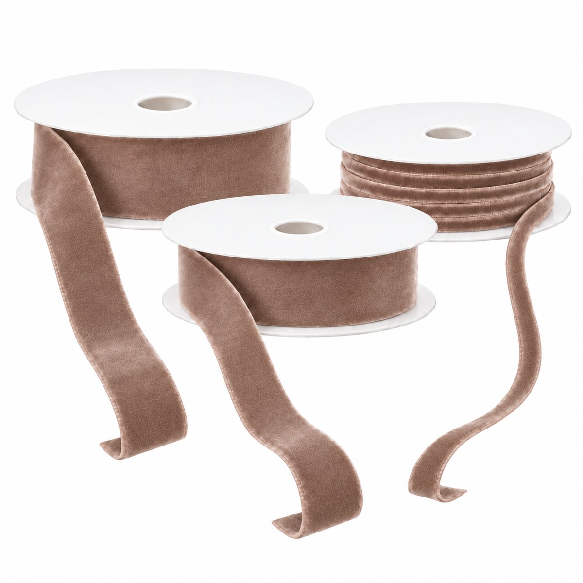 Taupe Velvet Ribbon