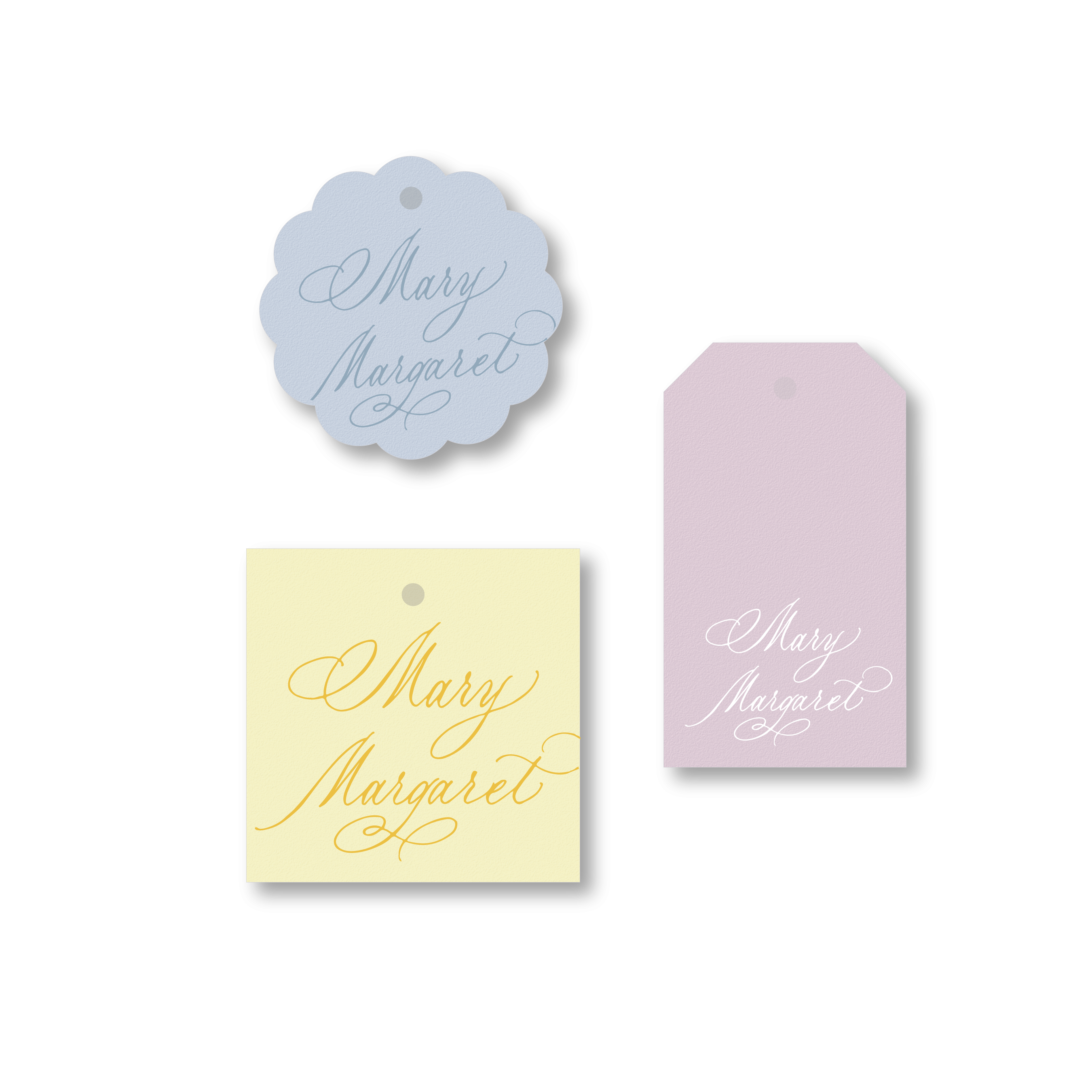 Taylor Calligraphy Classic Printed Tag