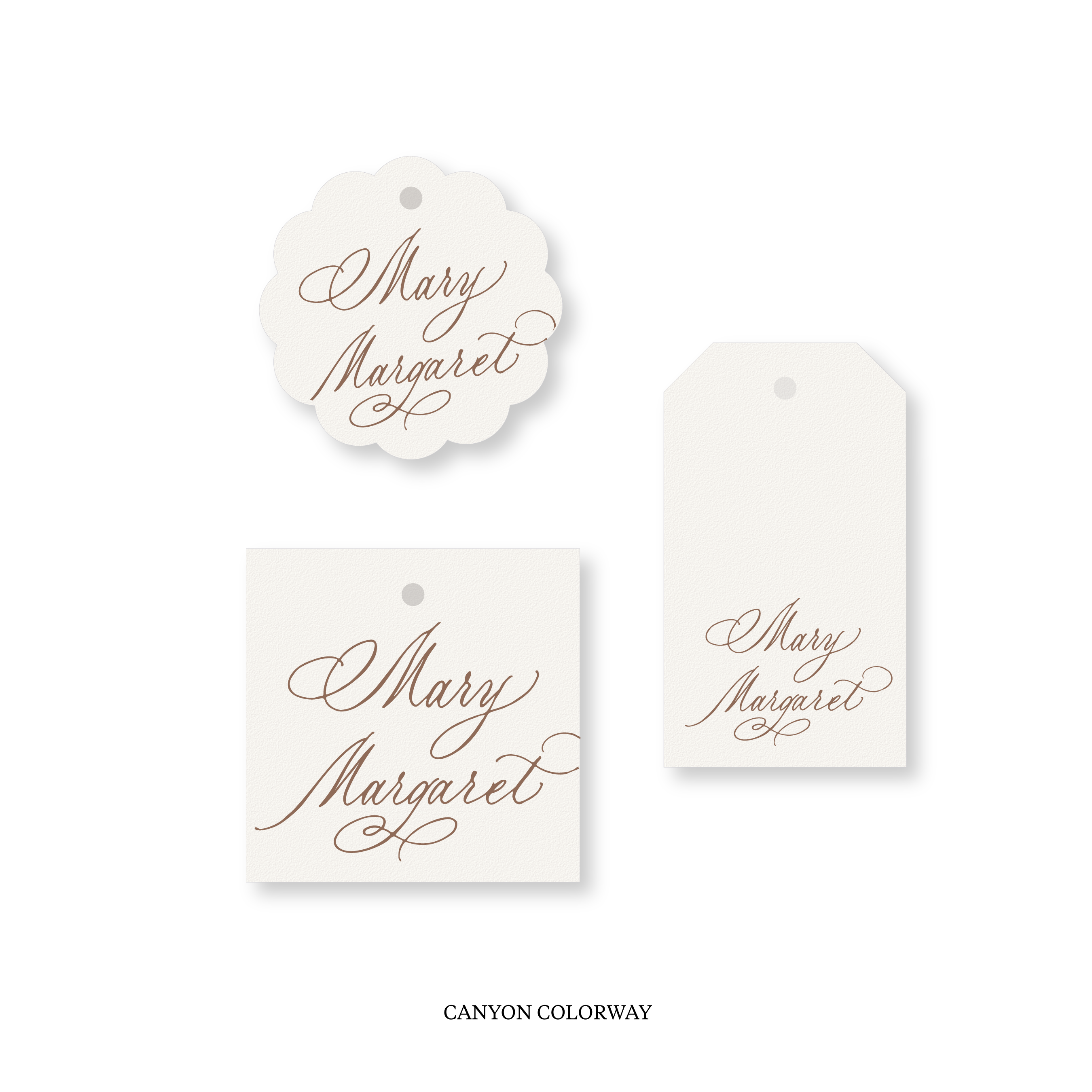 Taylor Calligraphy Classic Printed Tag
