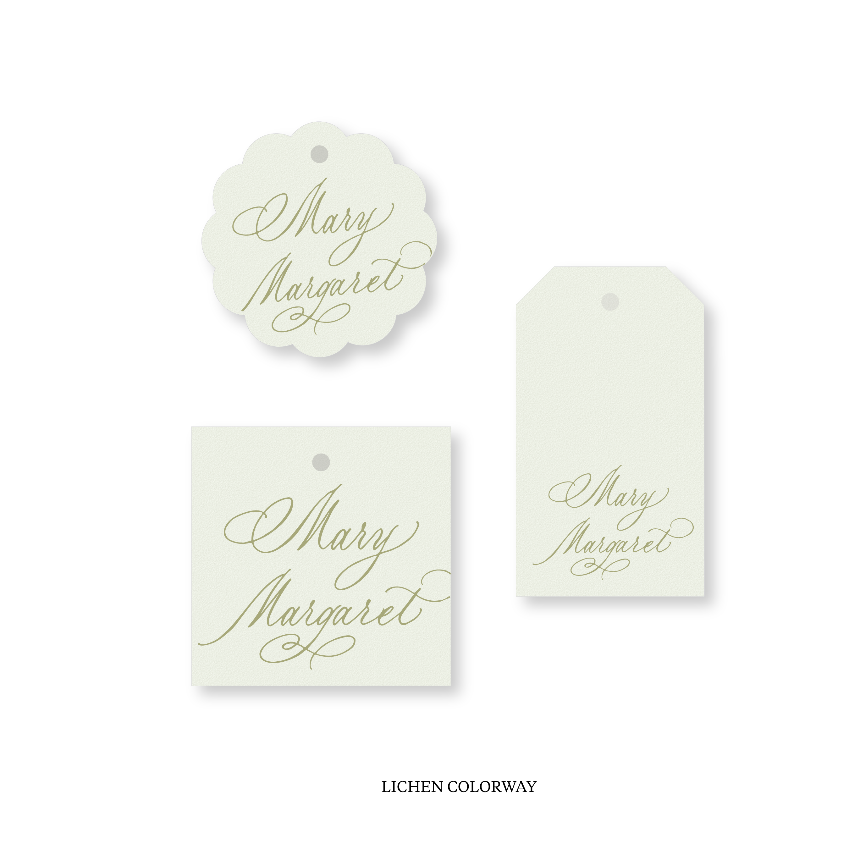 Taylor Calligraphy Classic Printed Tag