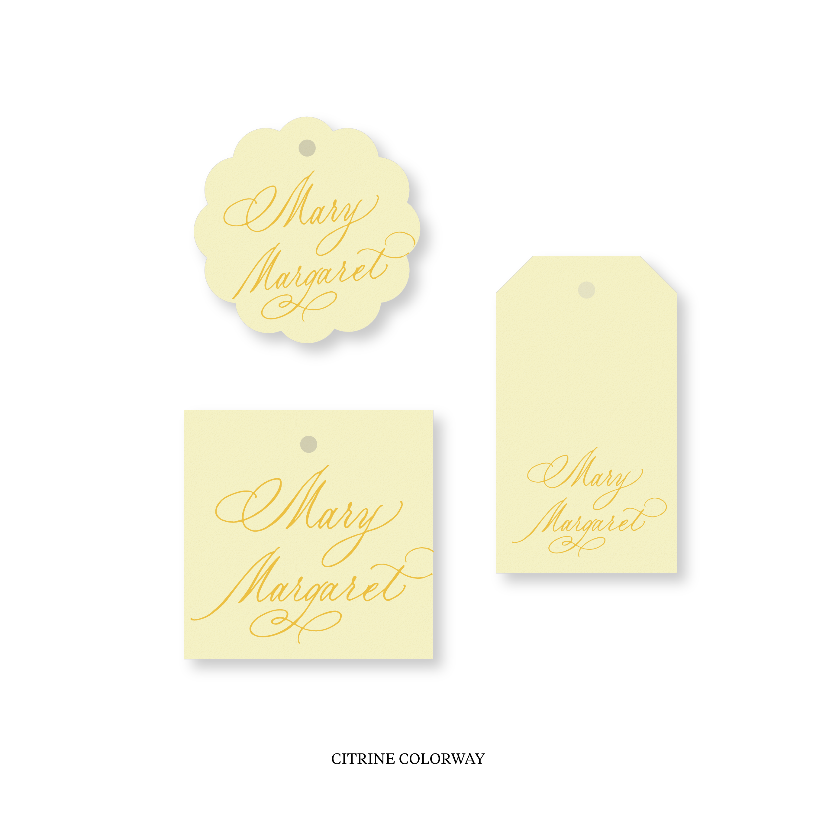 Taylor Calligraphy Classic Printed Tag