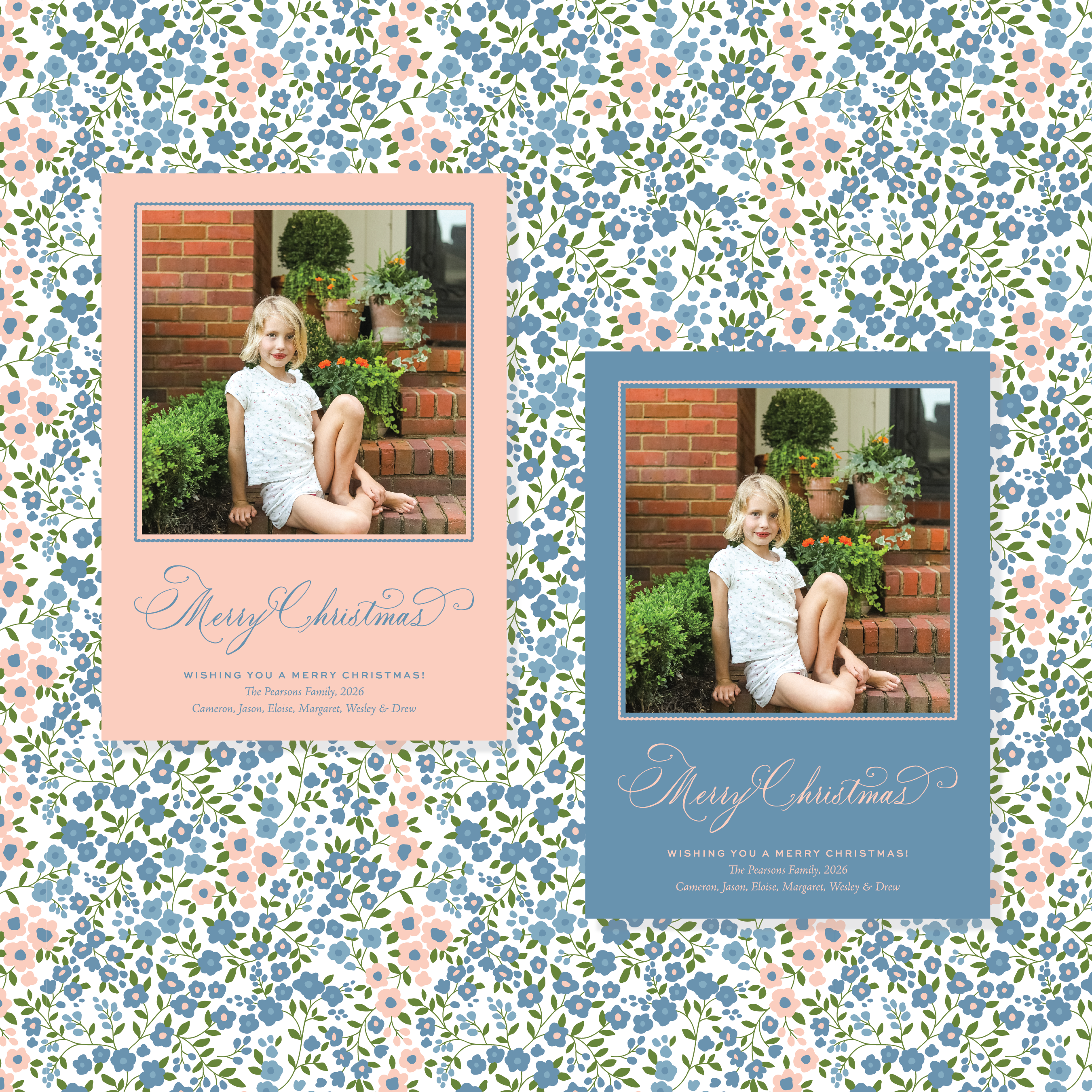 Thistlewood Garden Classic Printed Holiday Card