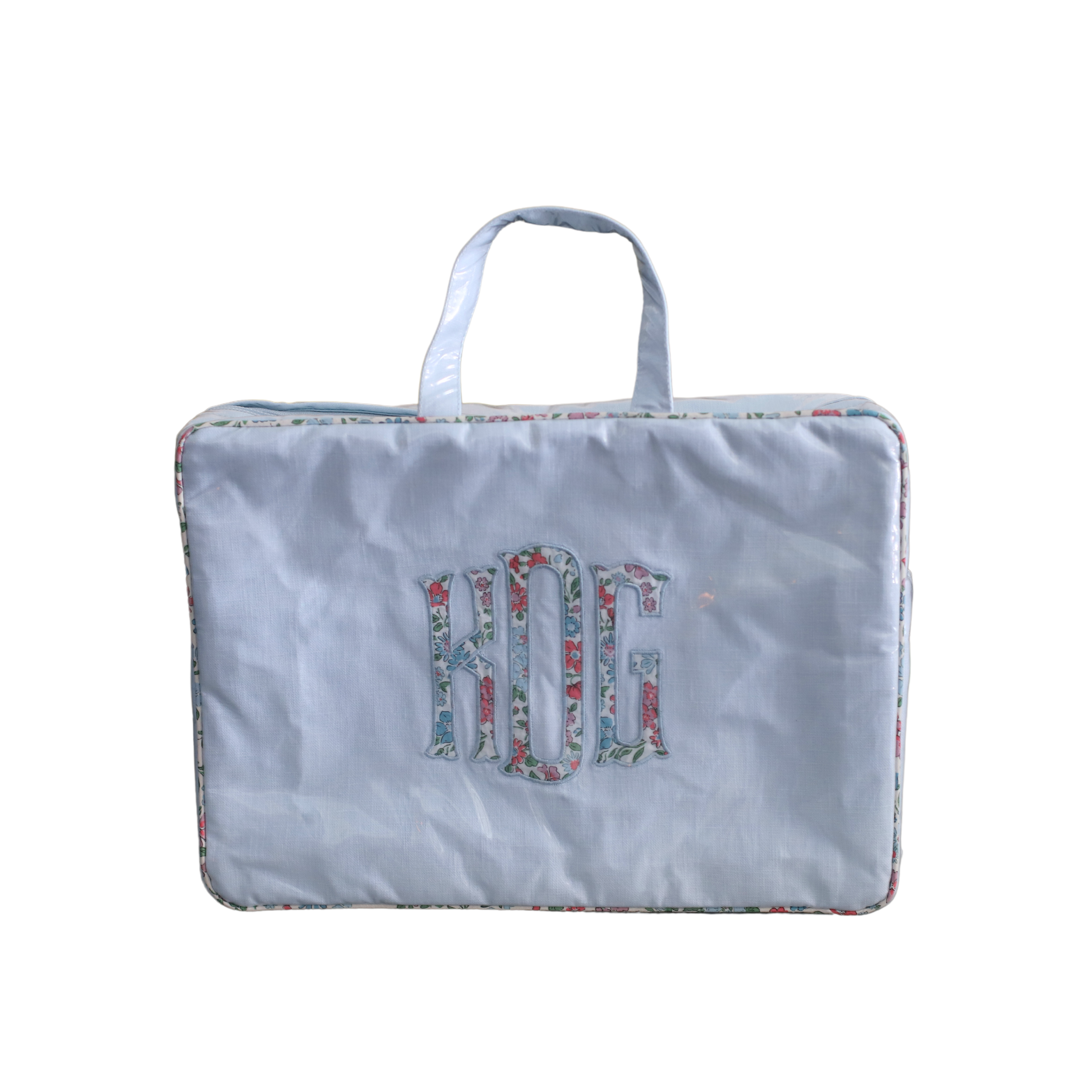 Curry Blue Top Handled Case