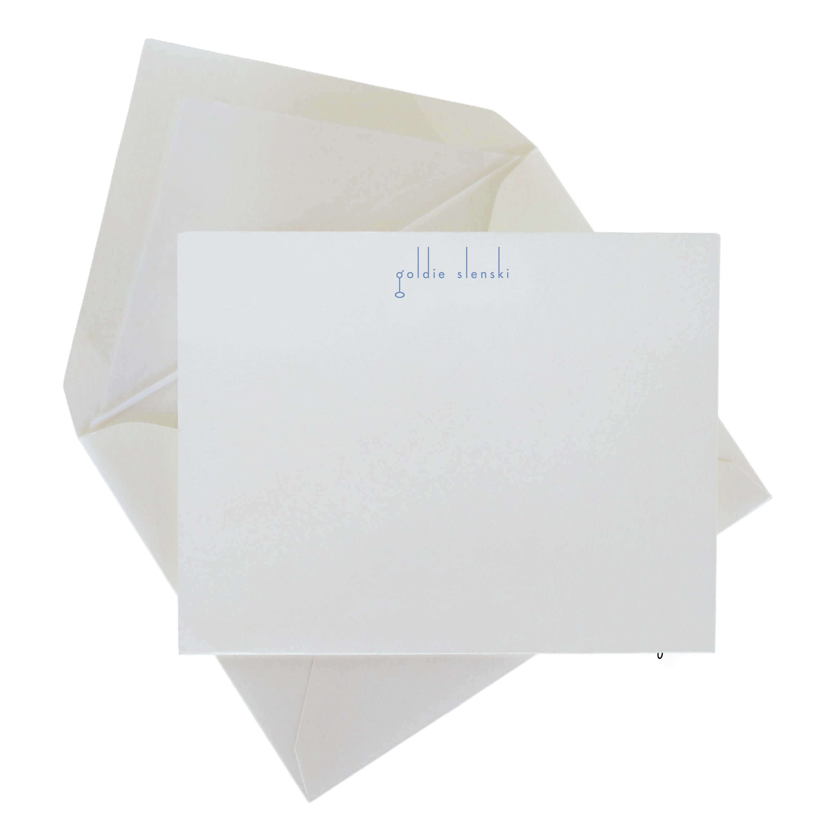 Stationery Sale Engraved Note