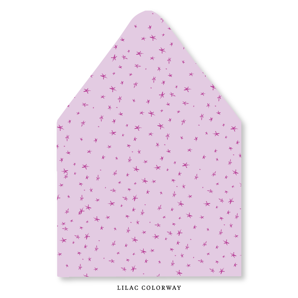Whimsical Stars Envelope Liner