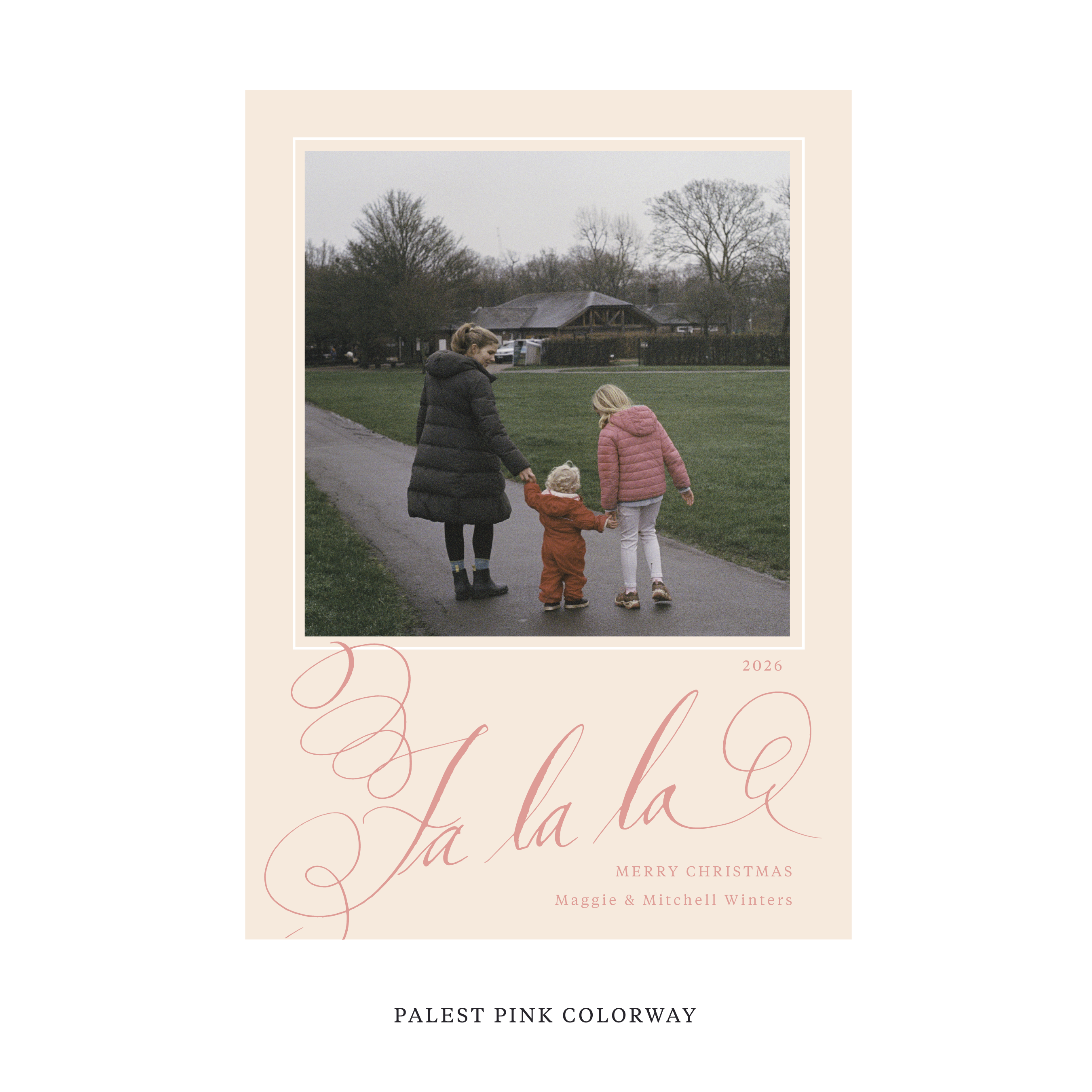 Farnley Classic Flat Print Holiday Card, Large