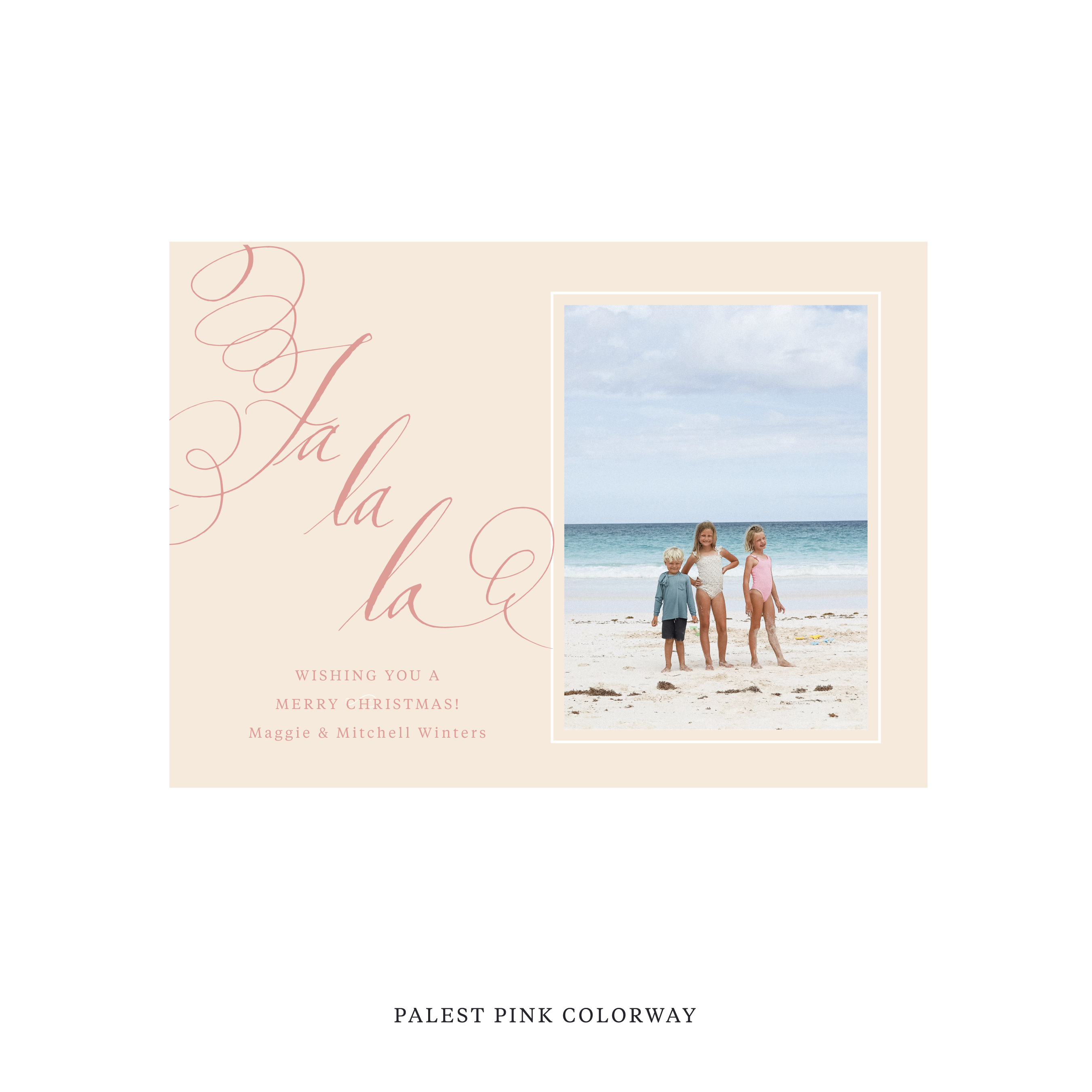 Farnley Classic Flat Print Holiday Card, Medium