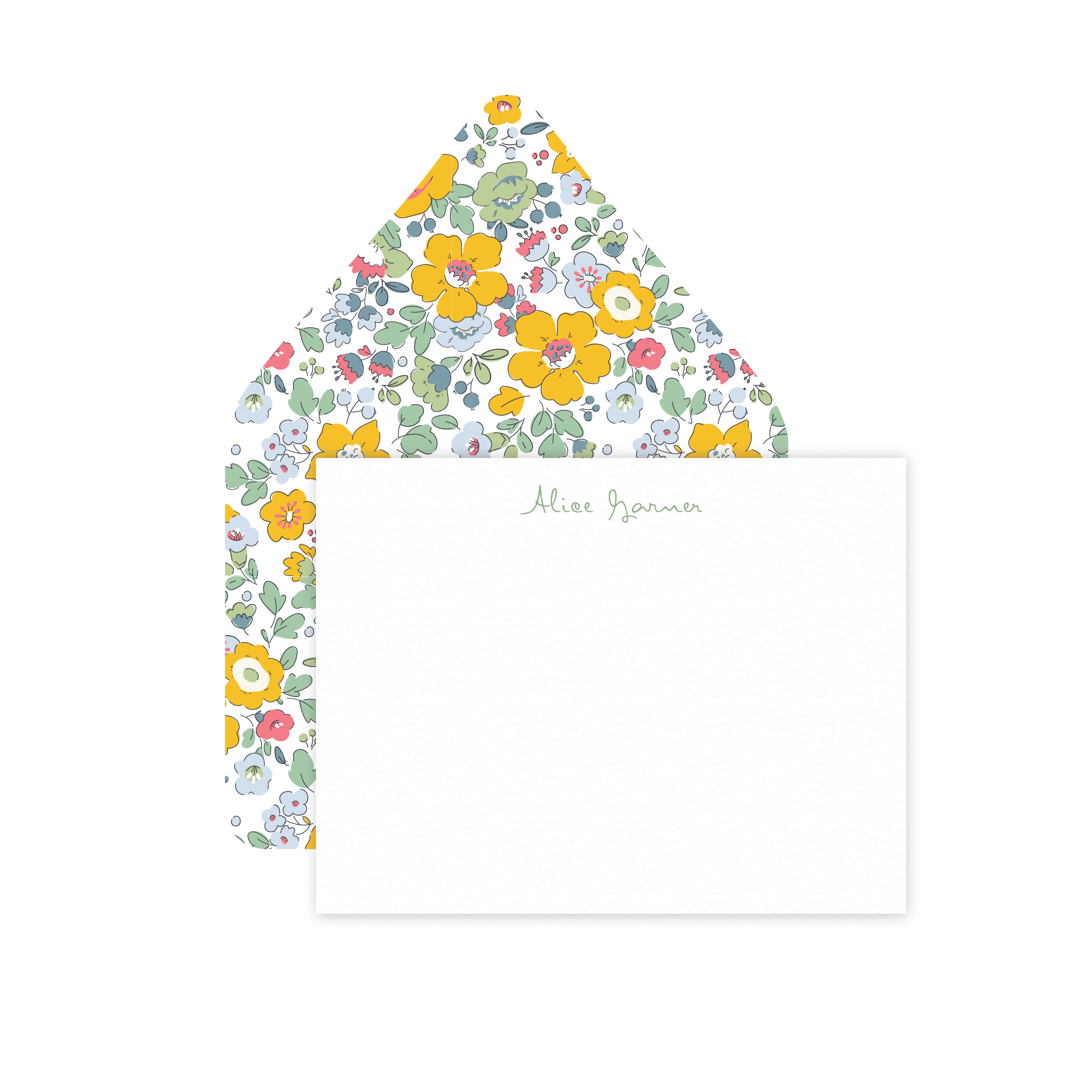 Alice Petite Letterpress Stationery