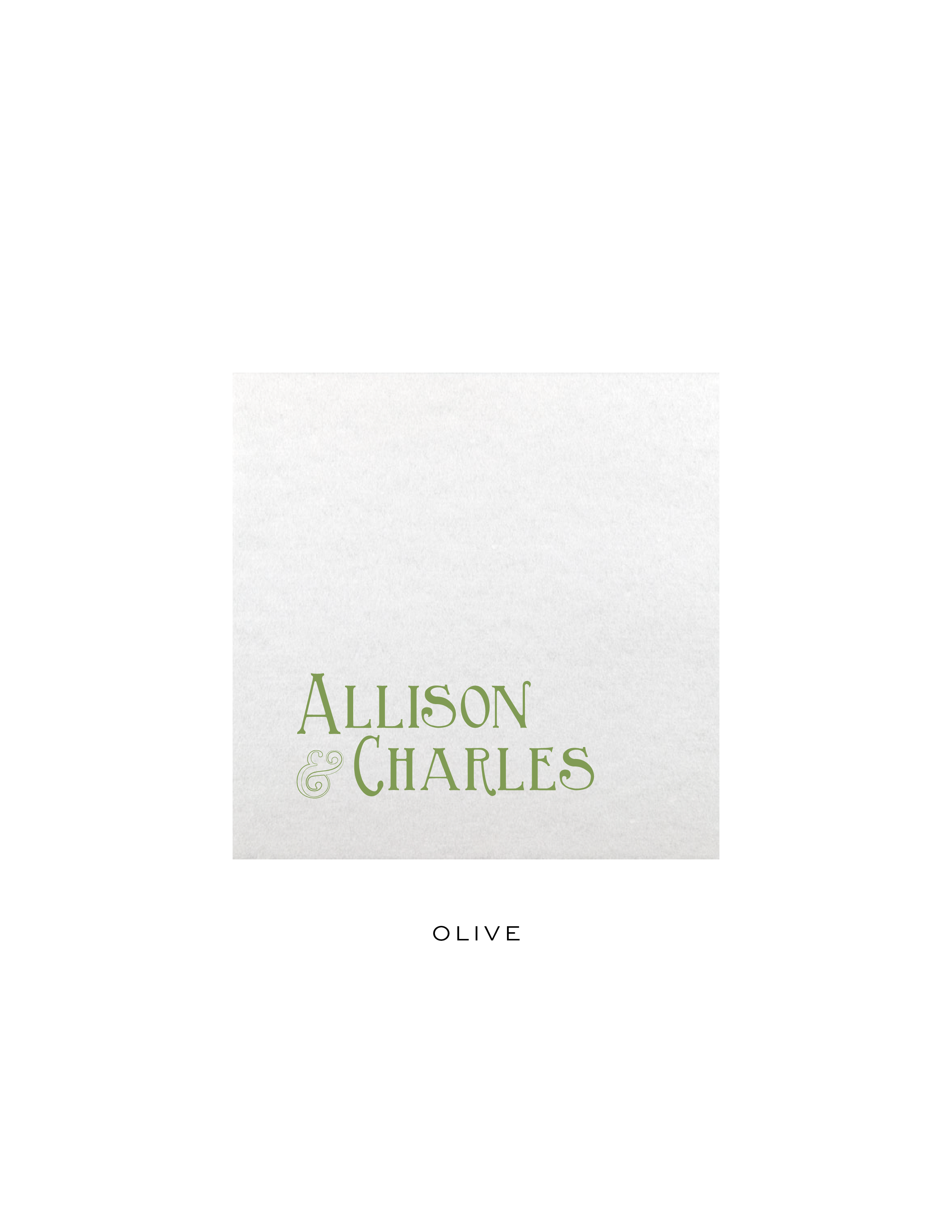 Allison Bridal Linun Napkin