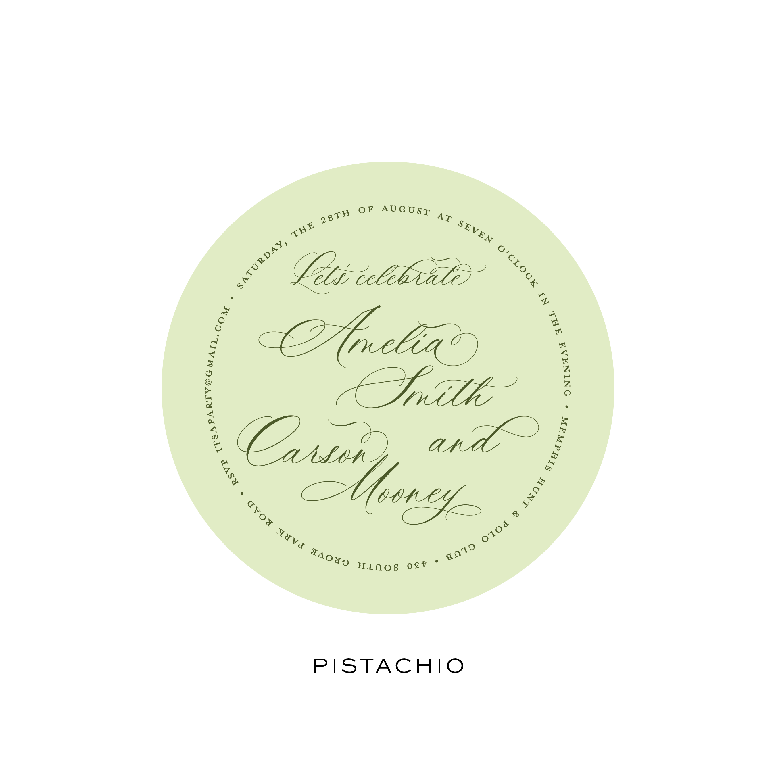 Amelia Bridal Invitation