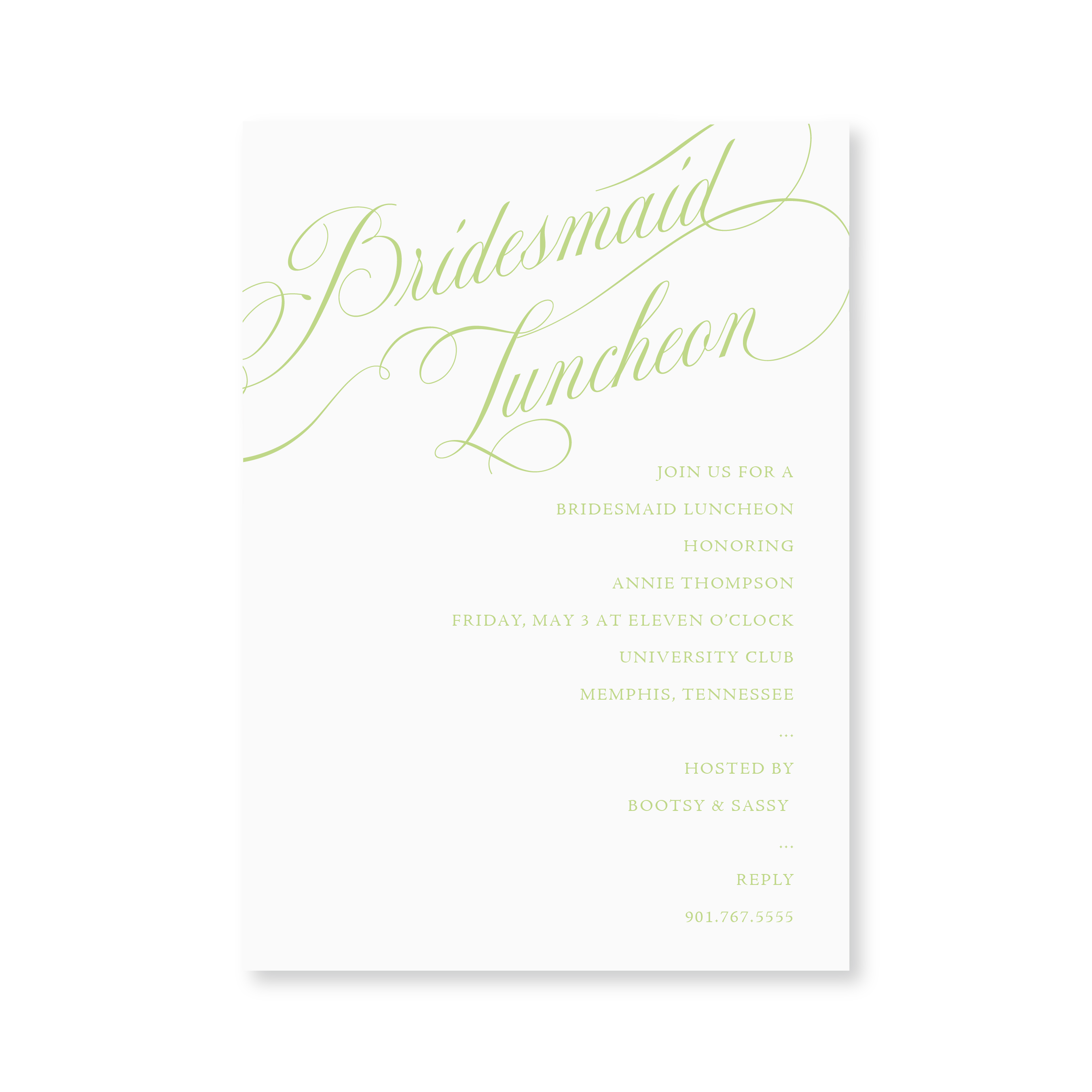 Annie Bridesmaid Invitation