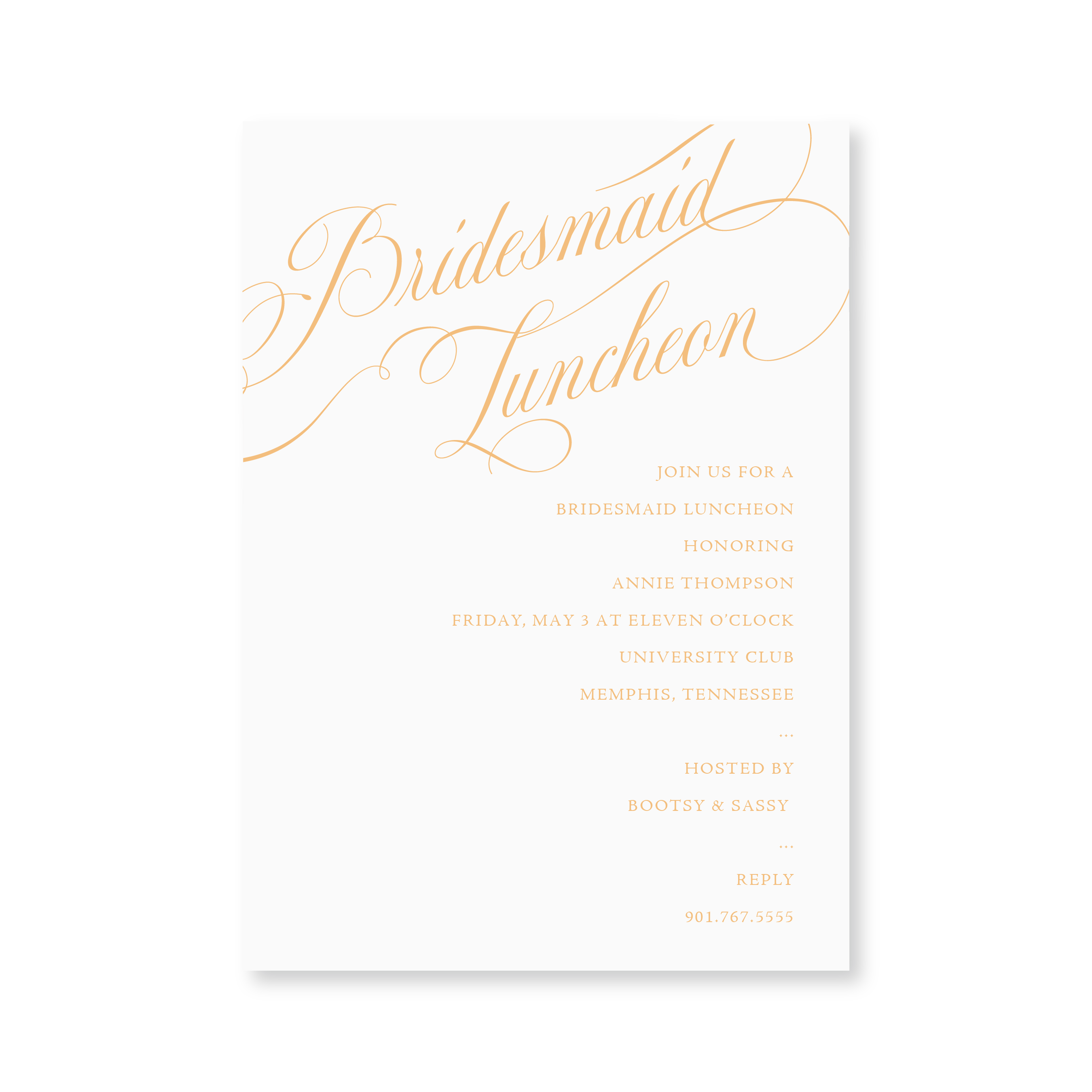 Annie Bridesmaid Invitation