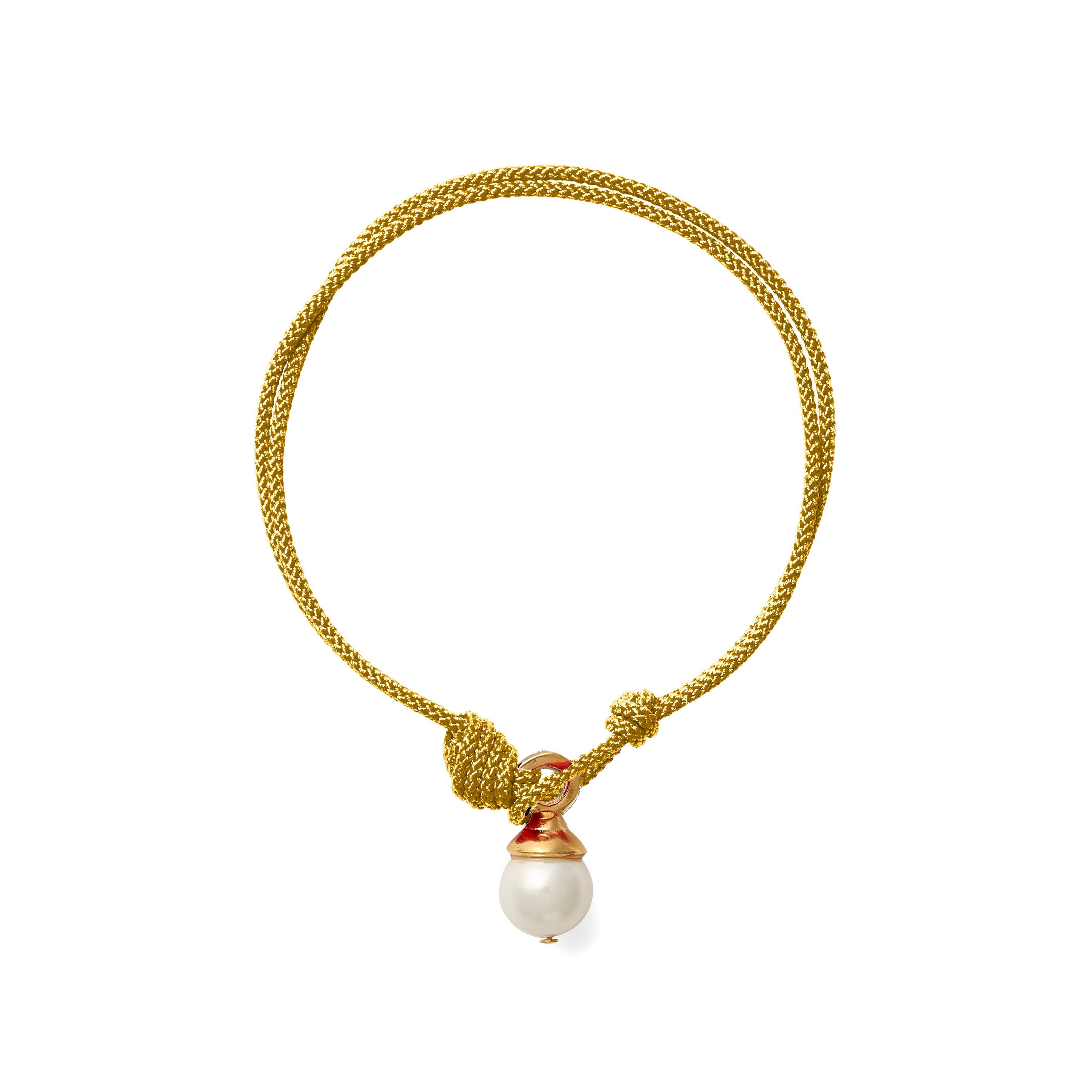 Cord Pearl Bracelet