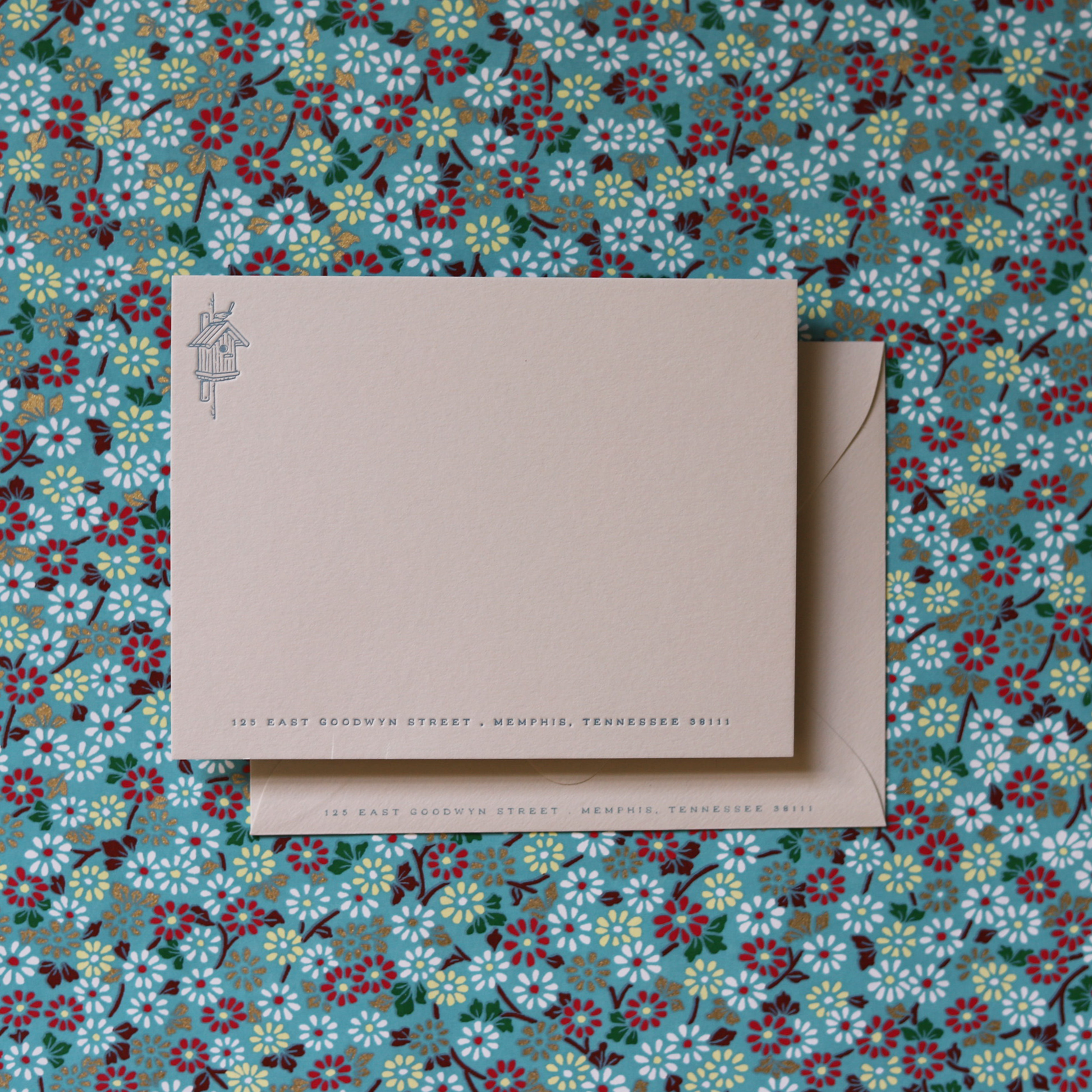 Birdhouse Letterpress Stationery