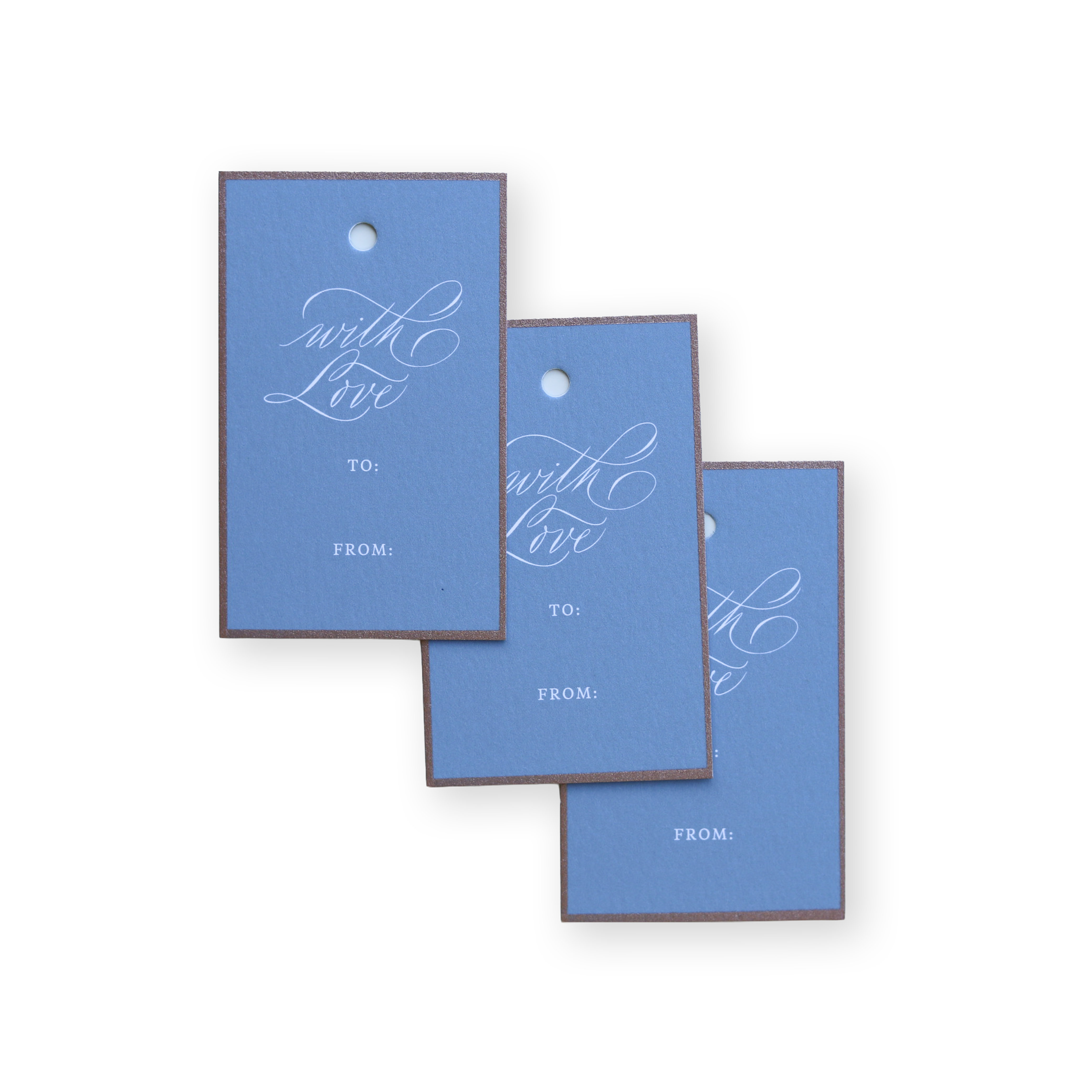 Louise French Blue Gift Tags (Set of 12)