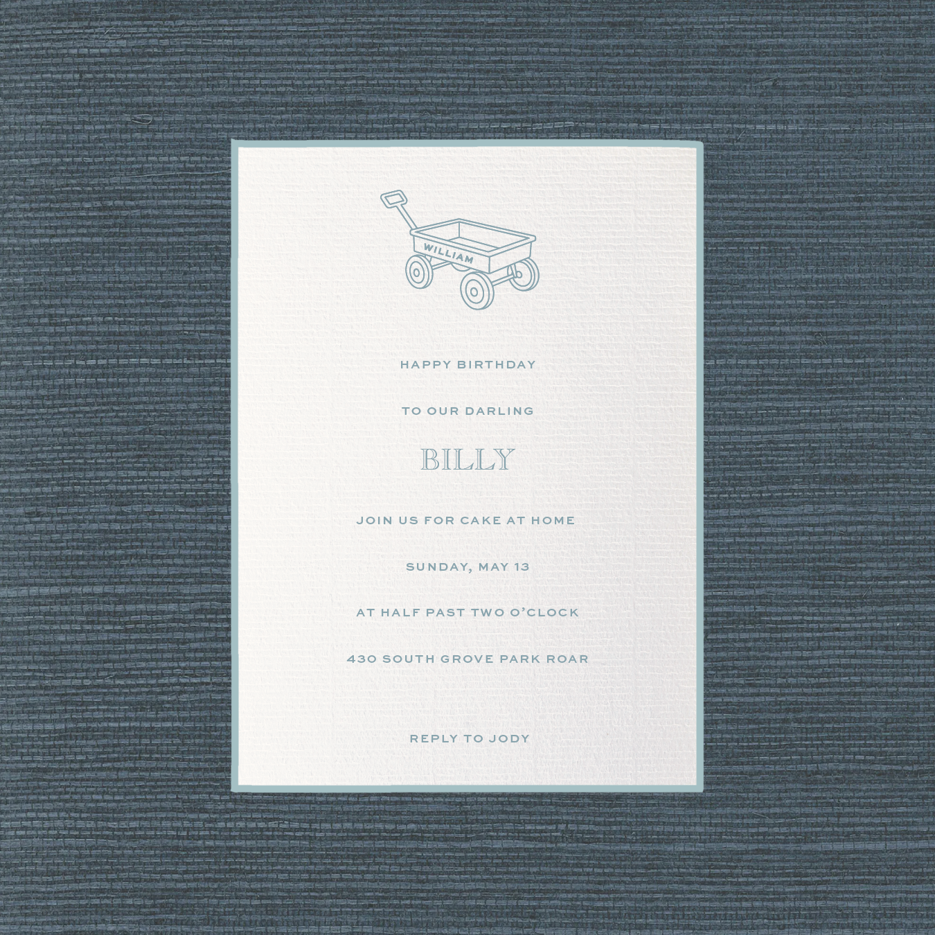 Camden Motif Birthday Invitation