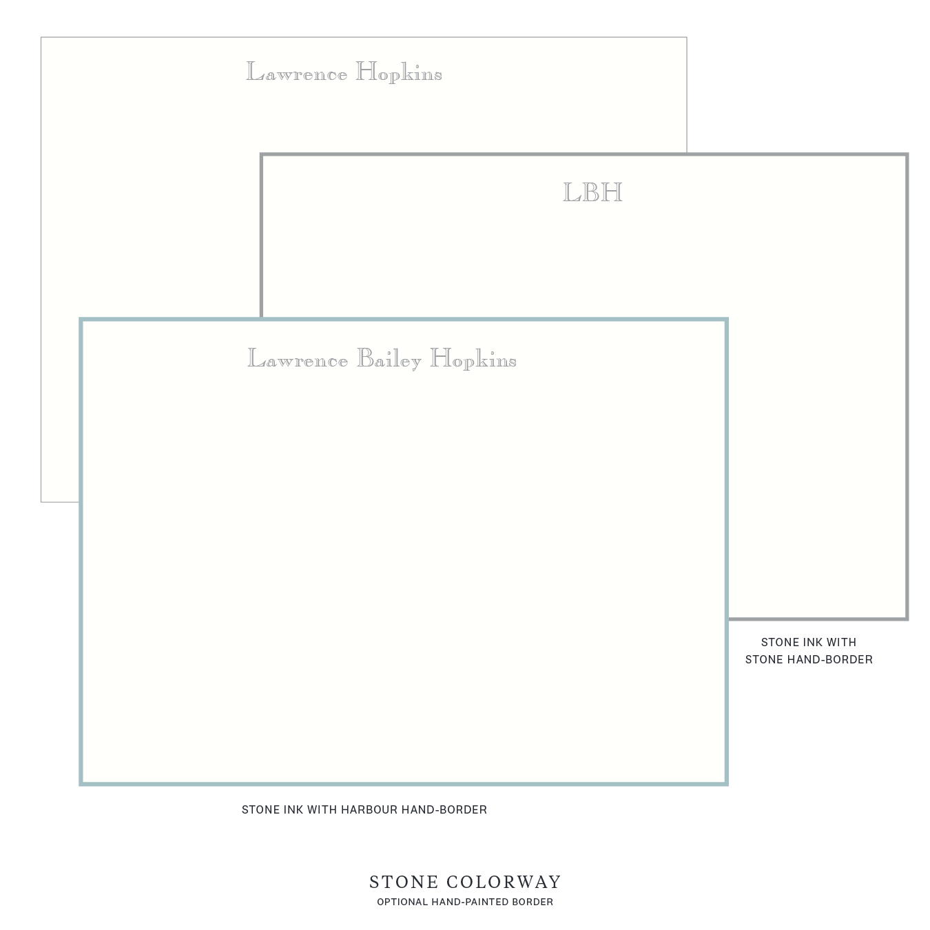Camden Laid Paper Notecard