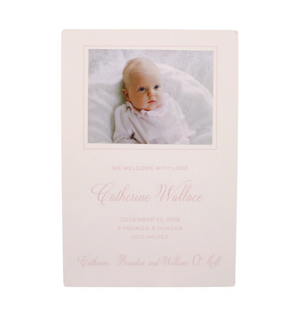 The Catherine Birth Announcement