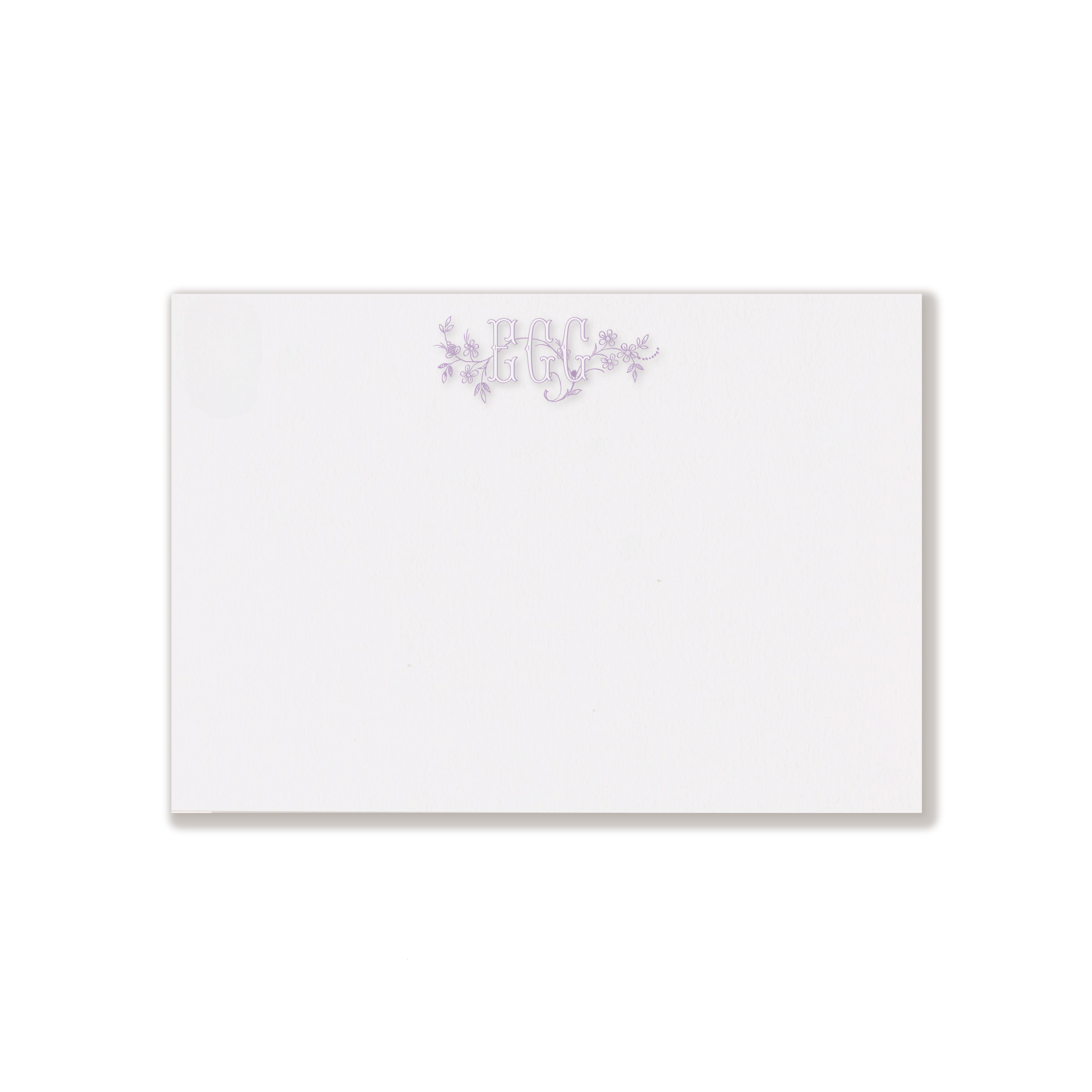 Emily Monogram Engraved Note
