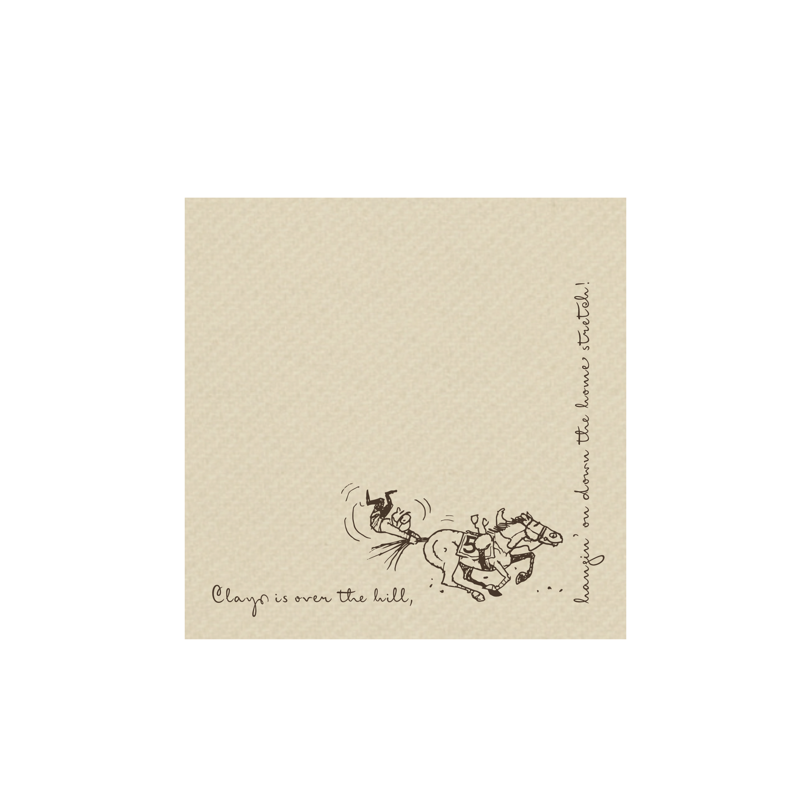 Clay Beverage Napkin