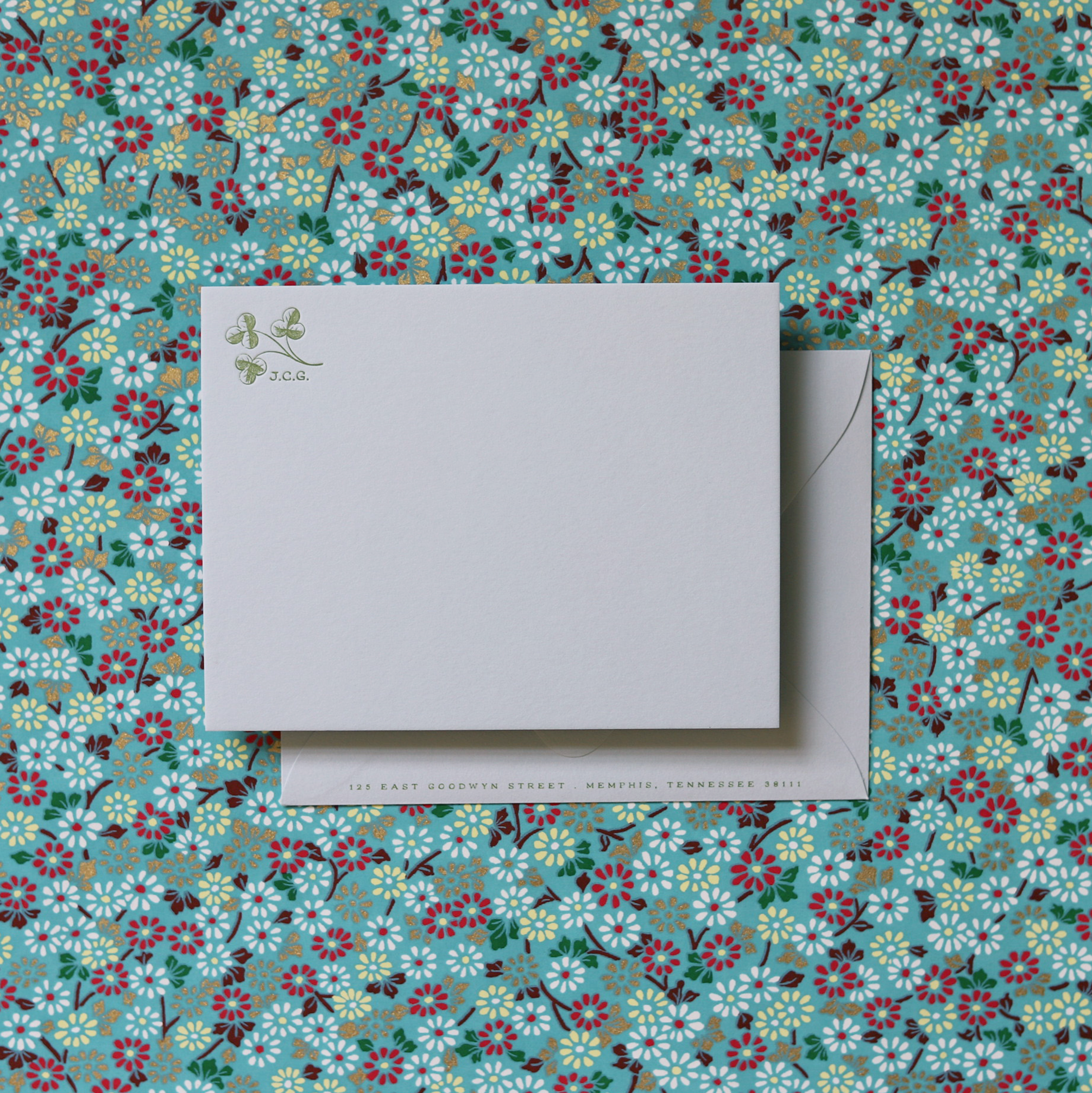 Clover Letterpress Stationery