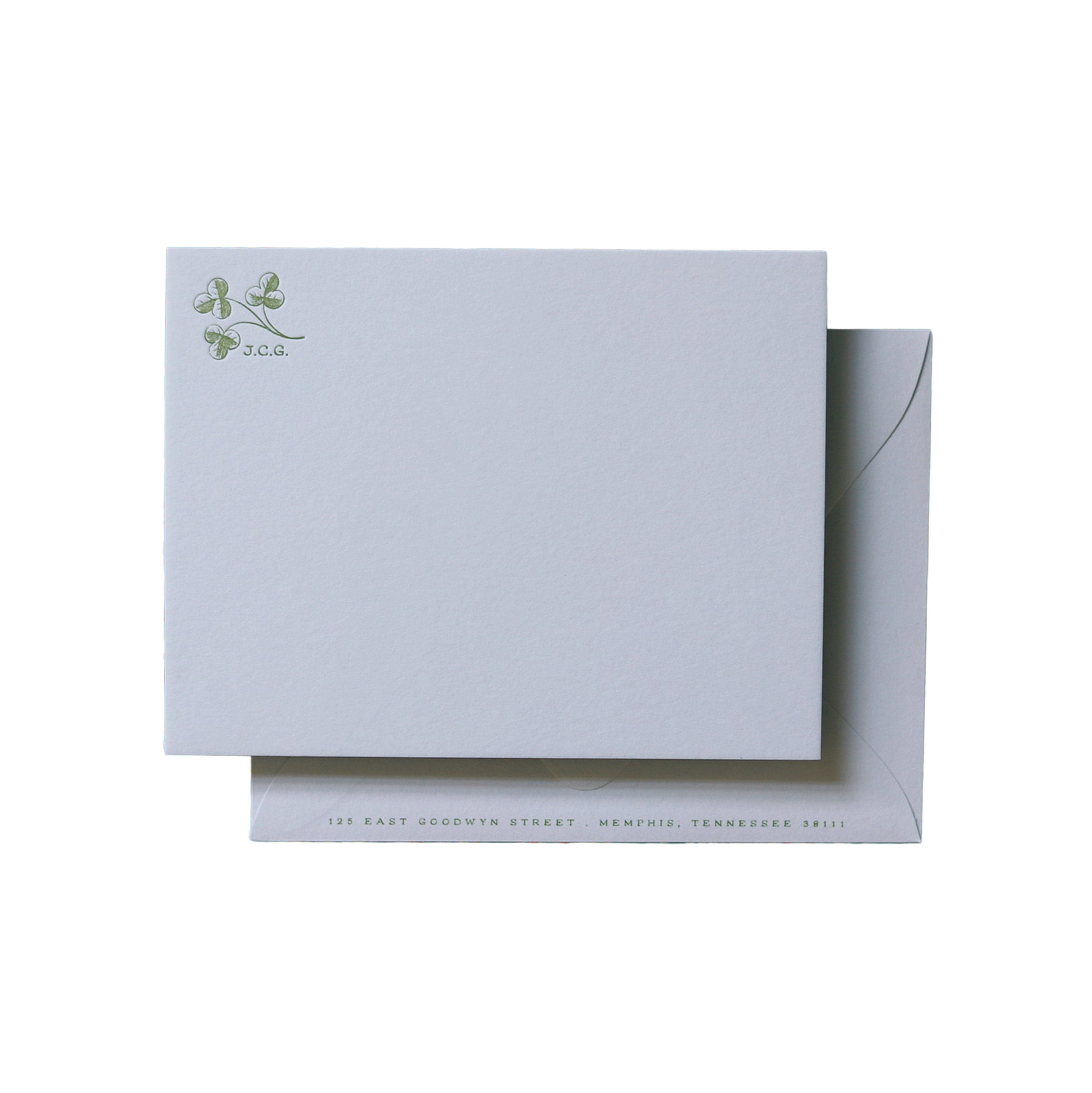 Clover Letterpress Stationery