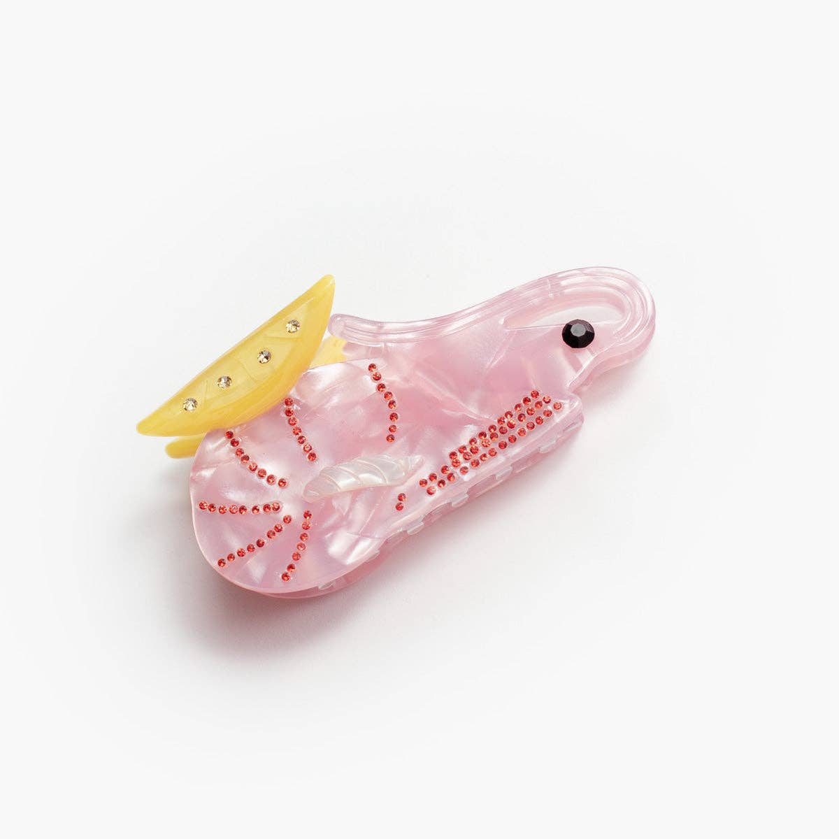 Shrimp Cocktail with Lemon Small Hair Claw Clip