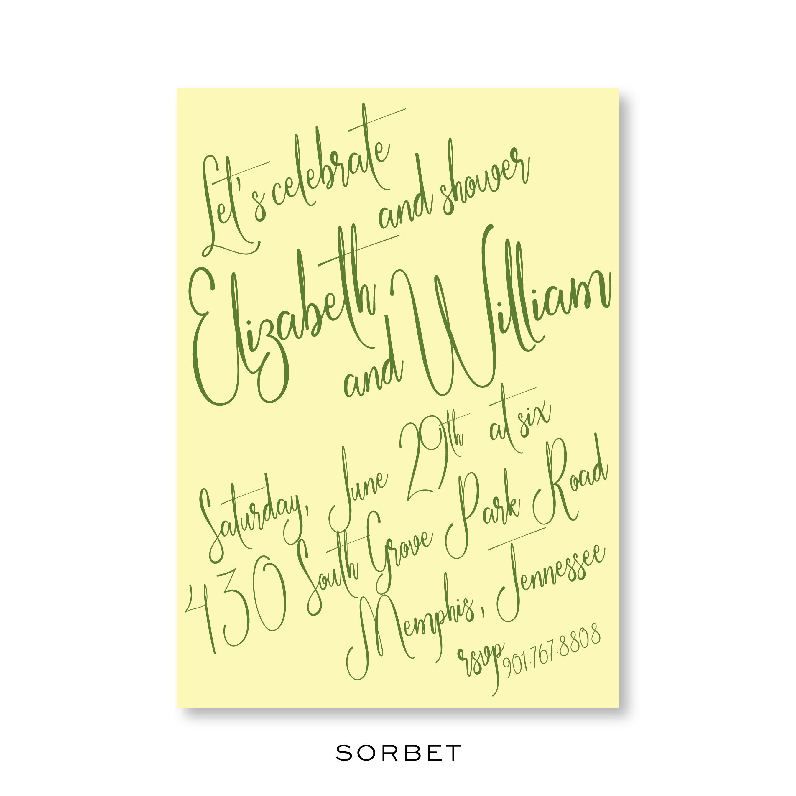 Elizabeth Bridal Invitation