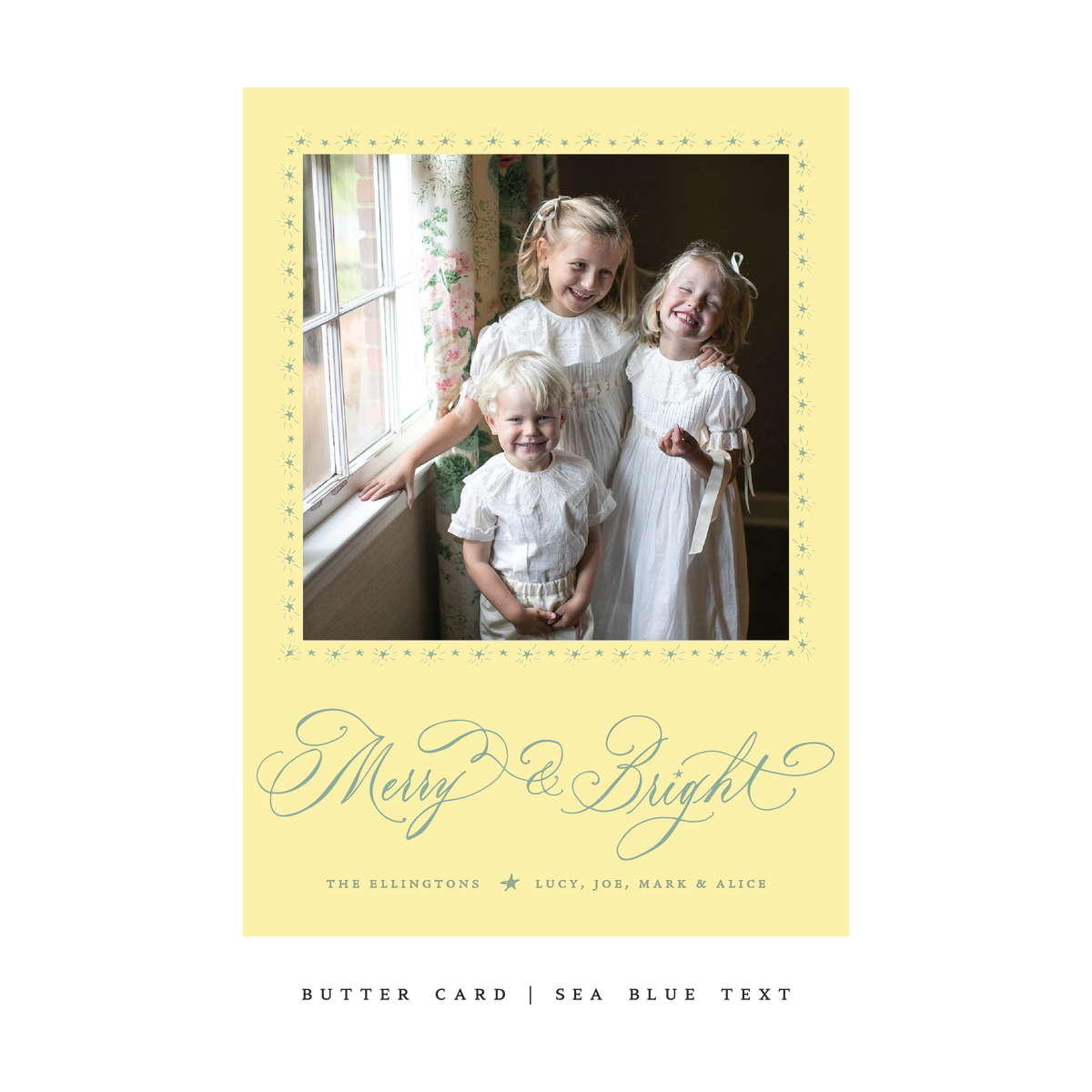 Ellington Classic Flat Print Holiday Card, Large (Archive)