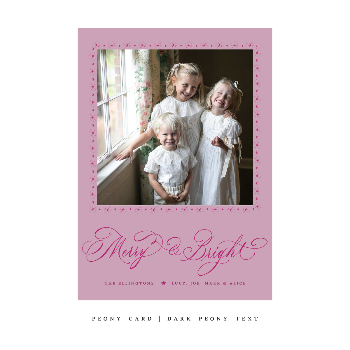 Ellington Classic Flat Print Holiday Card, Large (Archive)